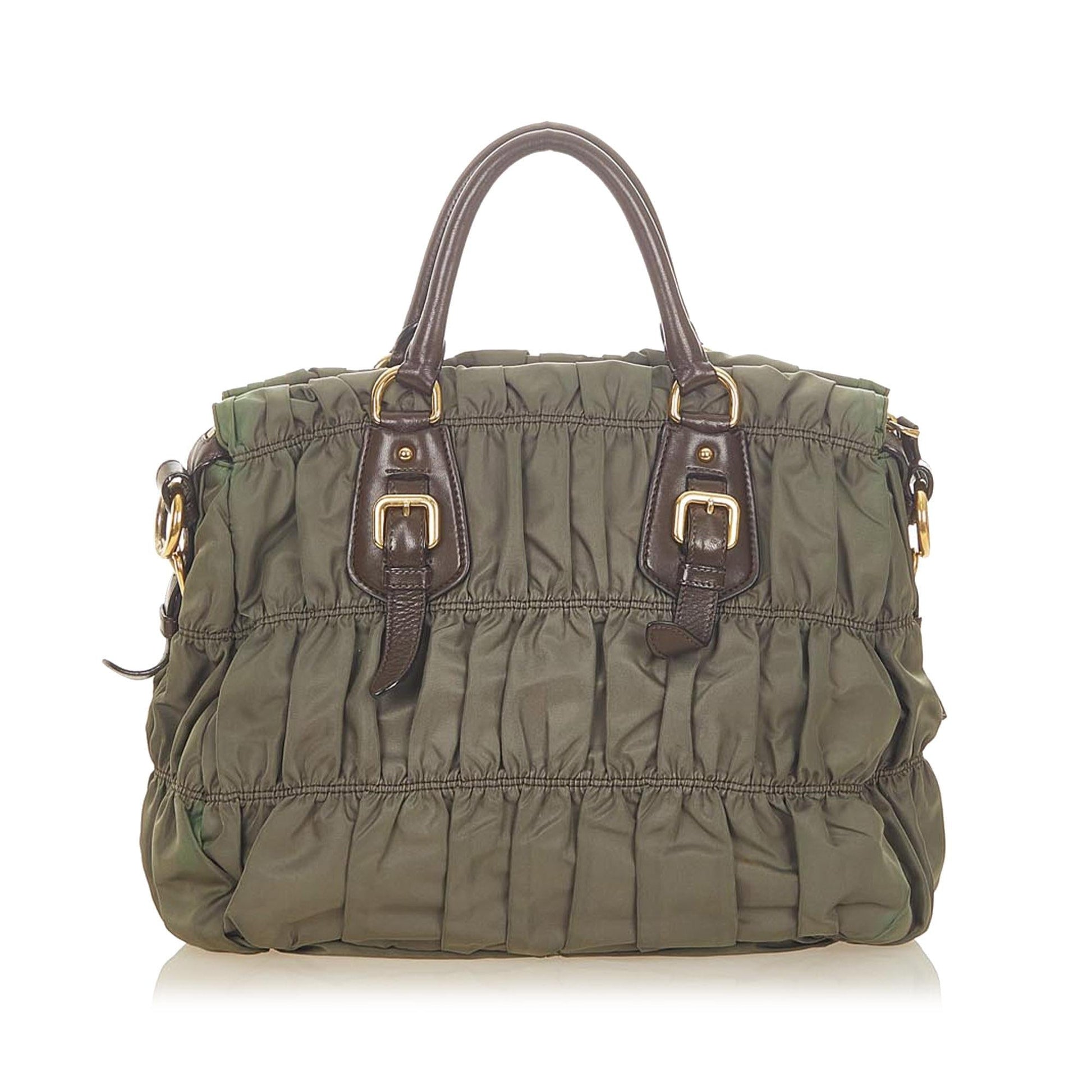 Prada Tessuto Gaufre Satchel Shg Satchel Bag Satchel Shg 19321