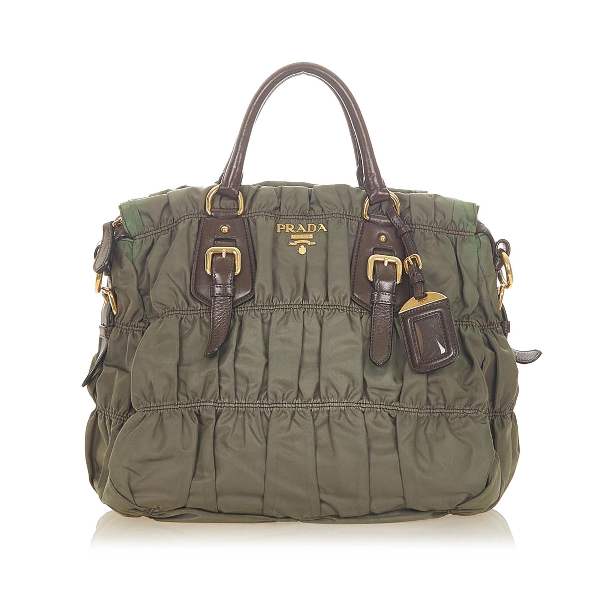 Prada Tessuto Gaufre Satchel Shg Satchel Bag Satchel Shg 19321
