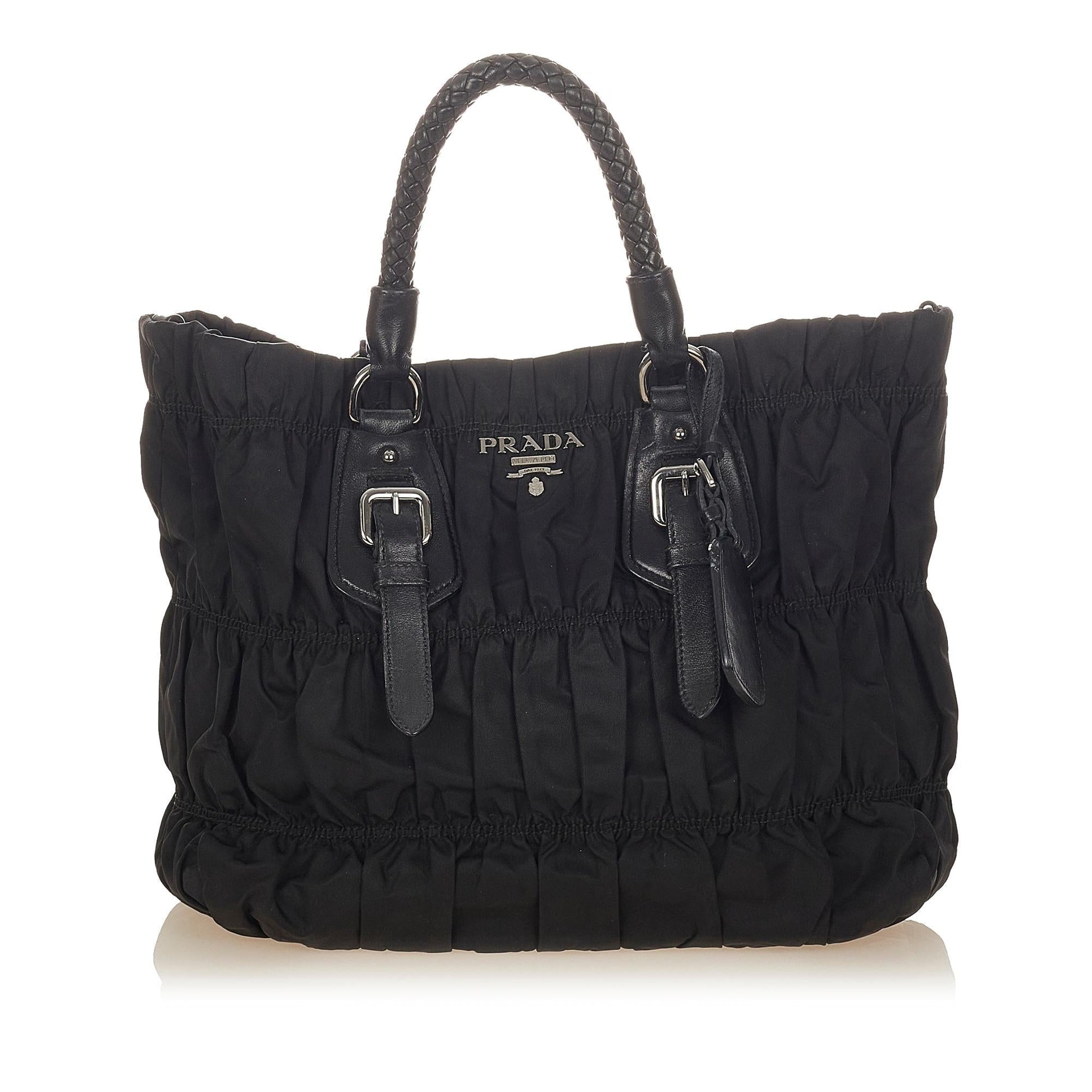 Prada Tessuto Gaufre Satchel Shg Satchel Bag Satchel Shg 24825