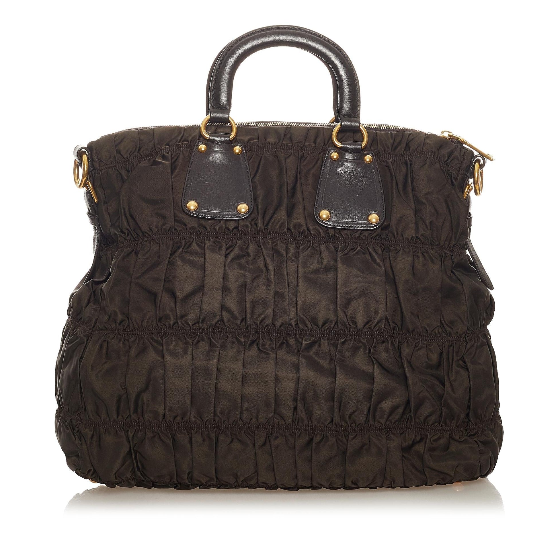 Prada Tessuto Gaufre Satchel Shg Satchel Bag