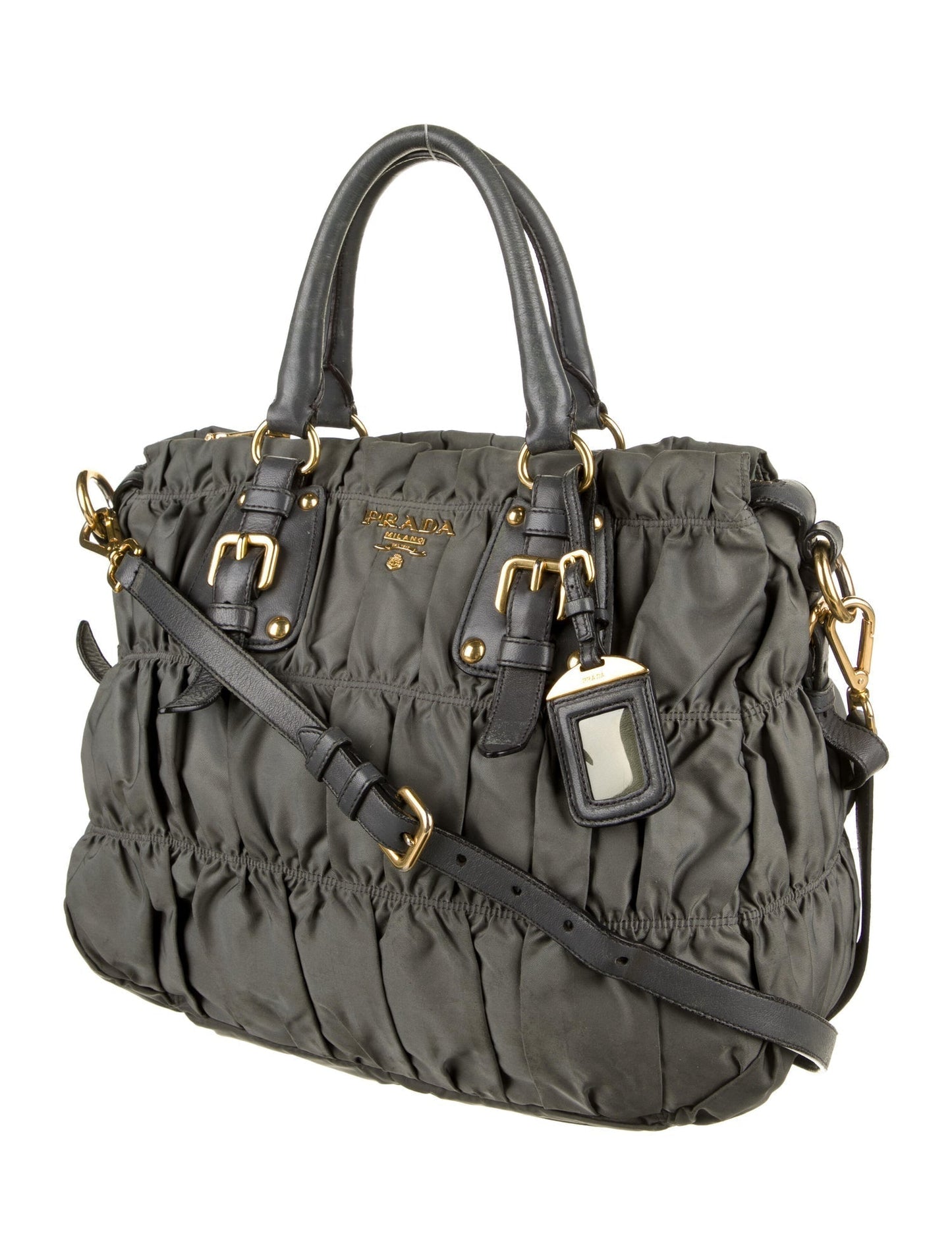 Tessuto Gaufre Shoulder Bag