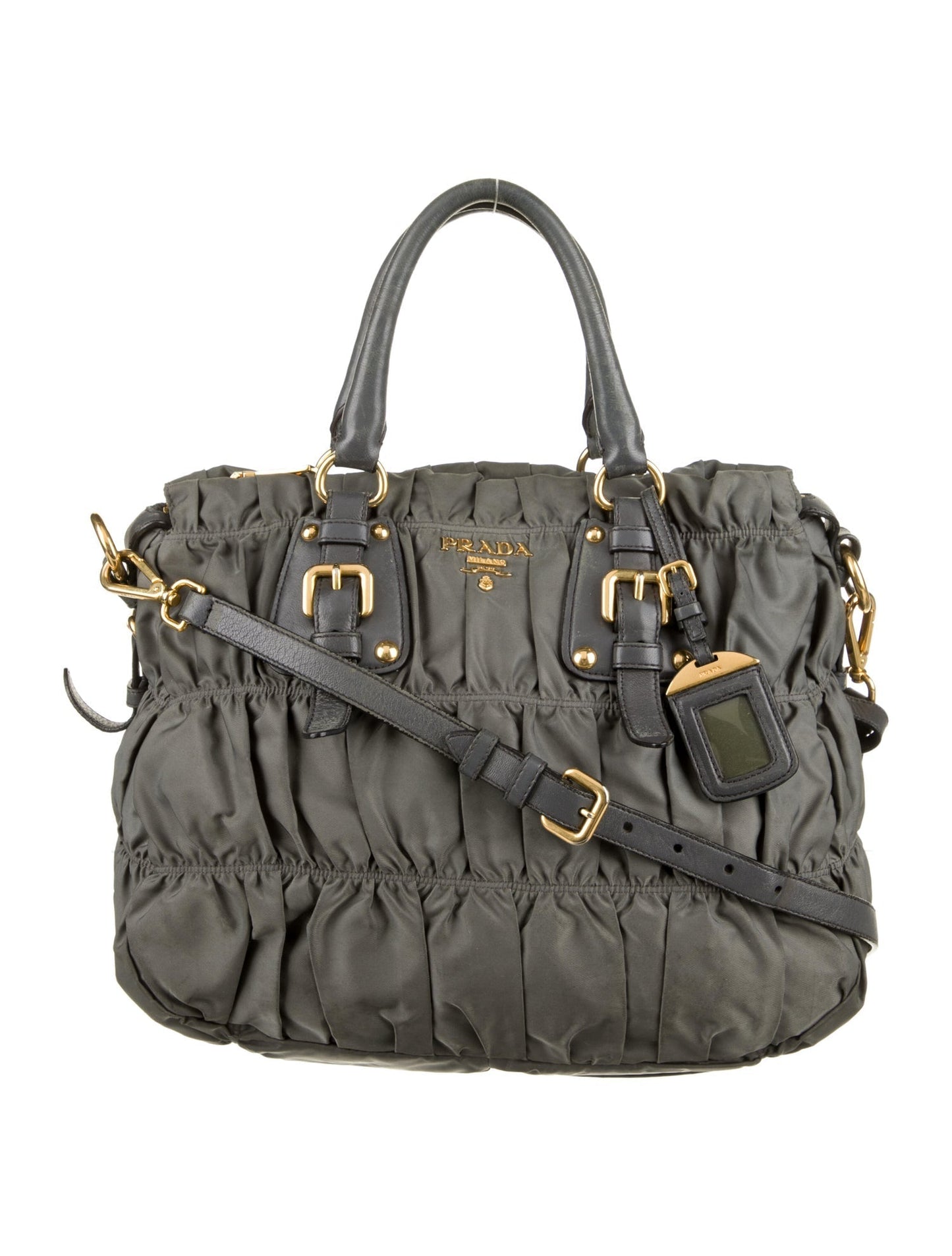 Tessuto Gaufre Shoulder Bag