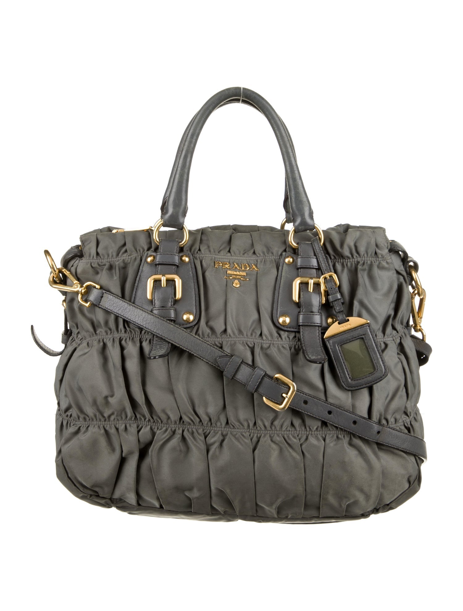 Tessuto Gaufre Shoulder Bag