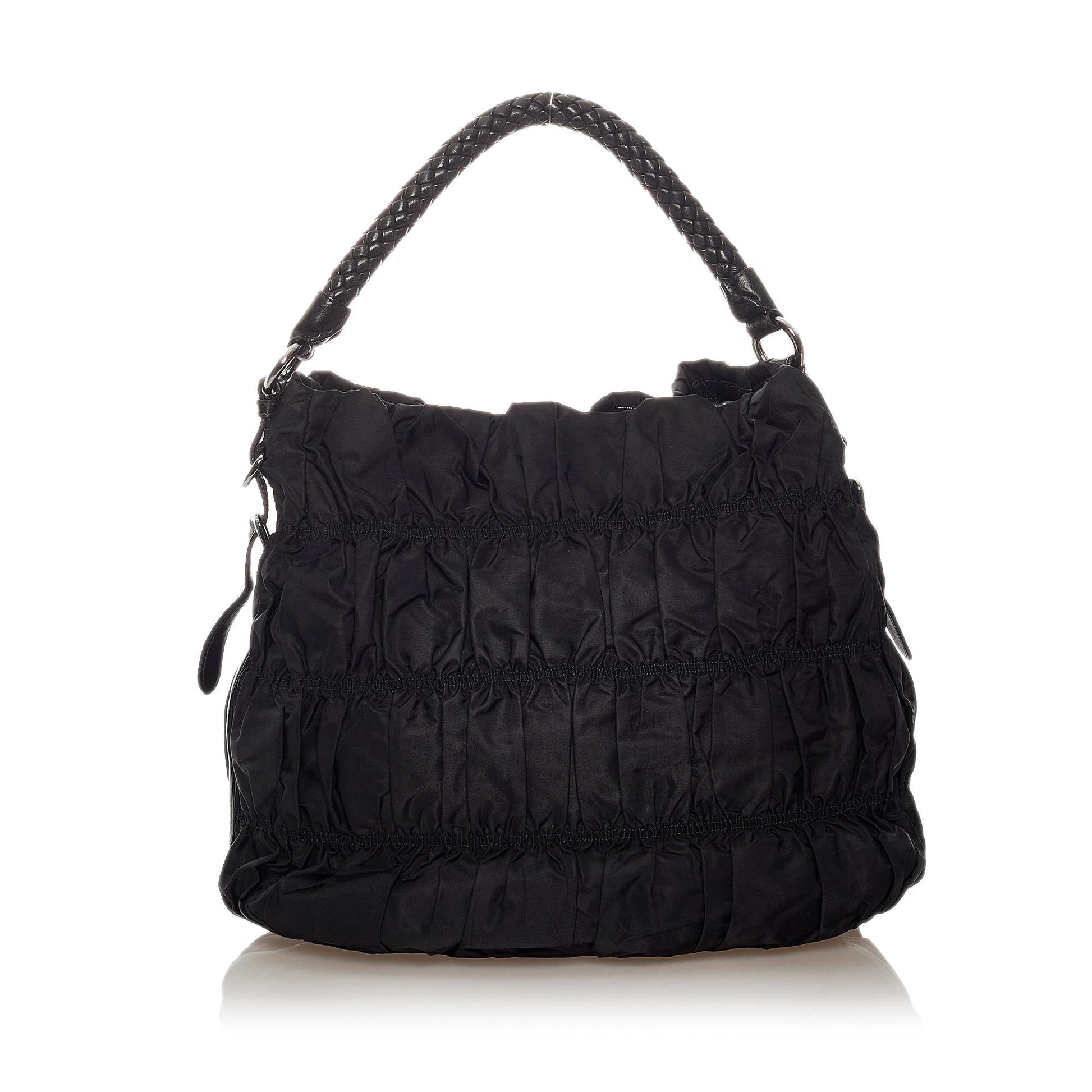 Prada Tessuto Gaufre Shoulder Bag Shg