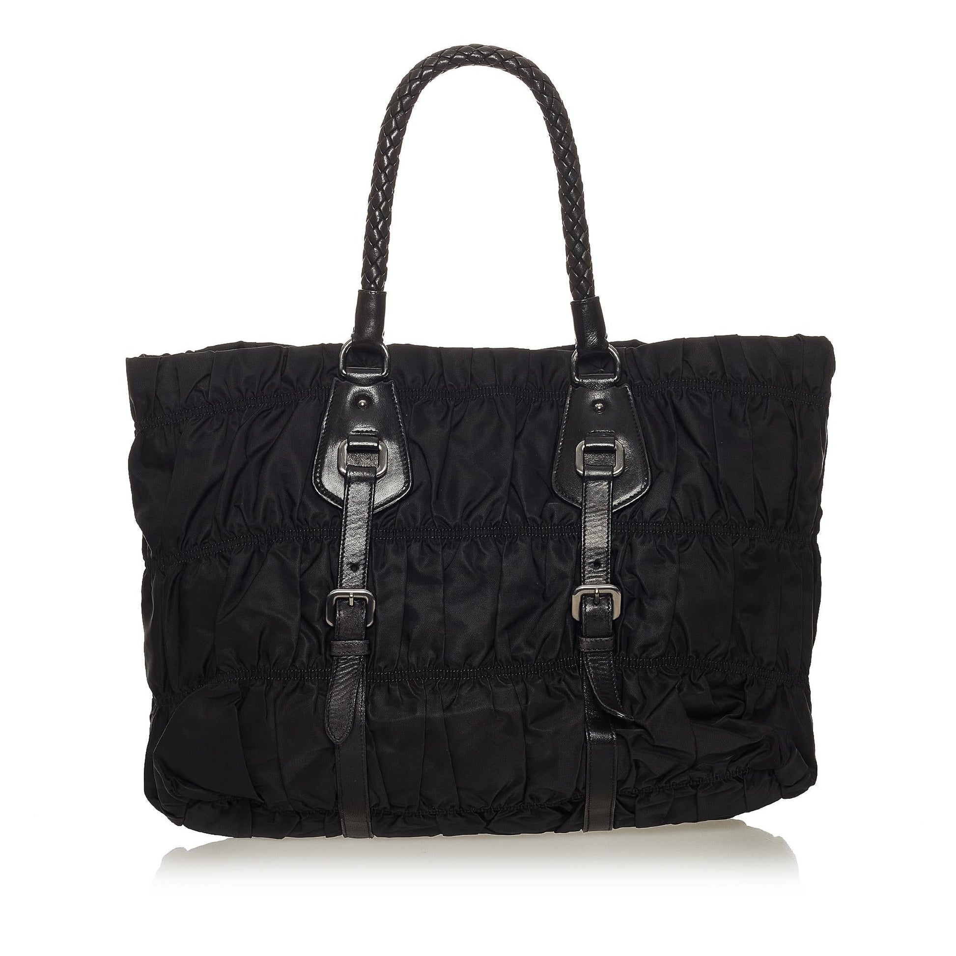 Prada Tessuto Gaufre Tote Bag Shg Bag Shg 27743