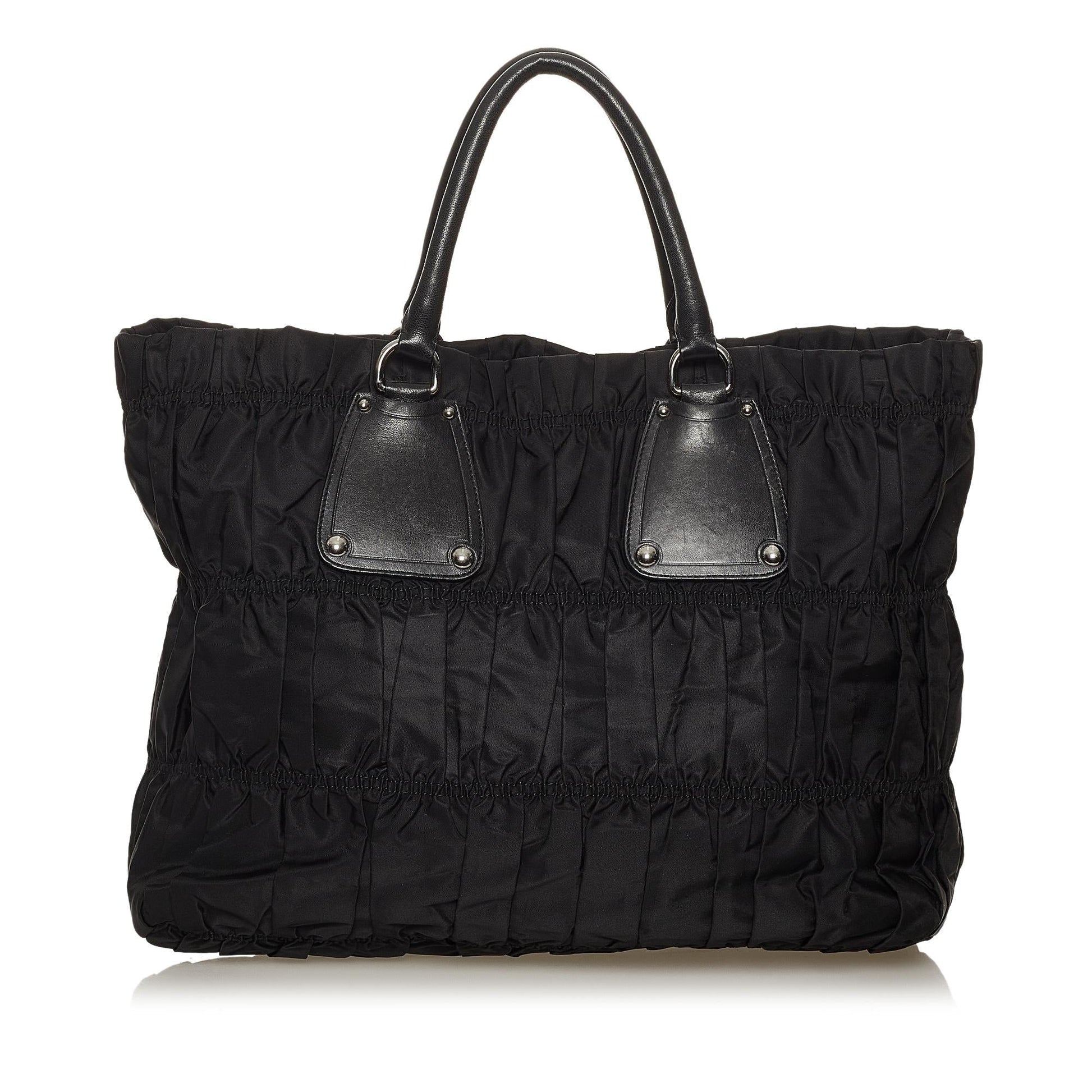 Prada Tessuto Gaufre Tote Bag Shg Bag Shg 29007