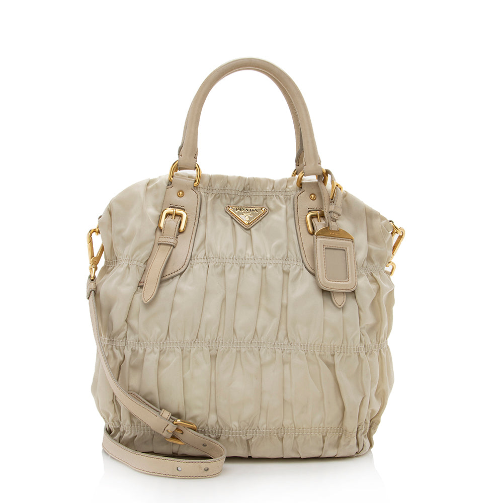 Prada Tessuto Gaufre Tote Final Sale Shf Tote Bag