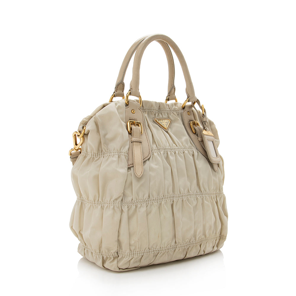 Prada Tessuto Gaufre Tote Final Sale Shf Tote Bag
