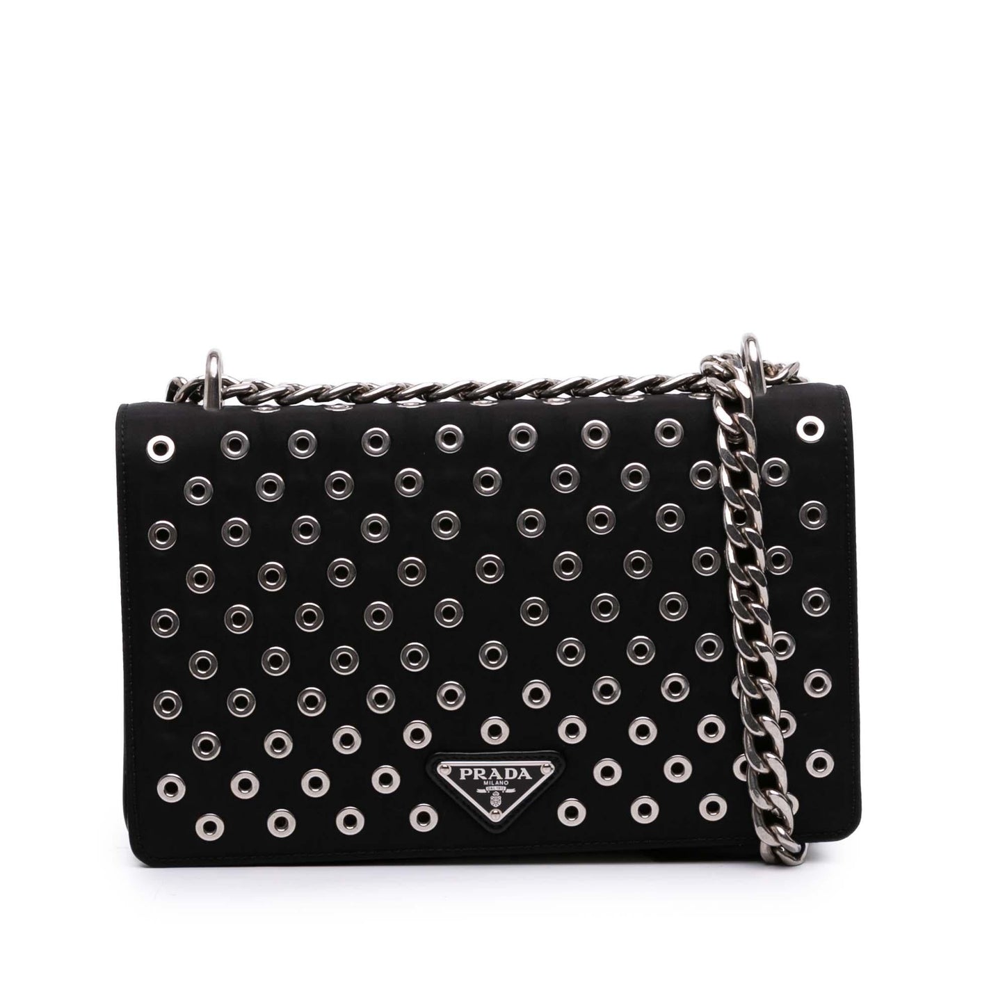 Prada Tessuto Grommet Crossbody Crossbody Bag