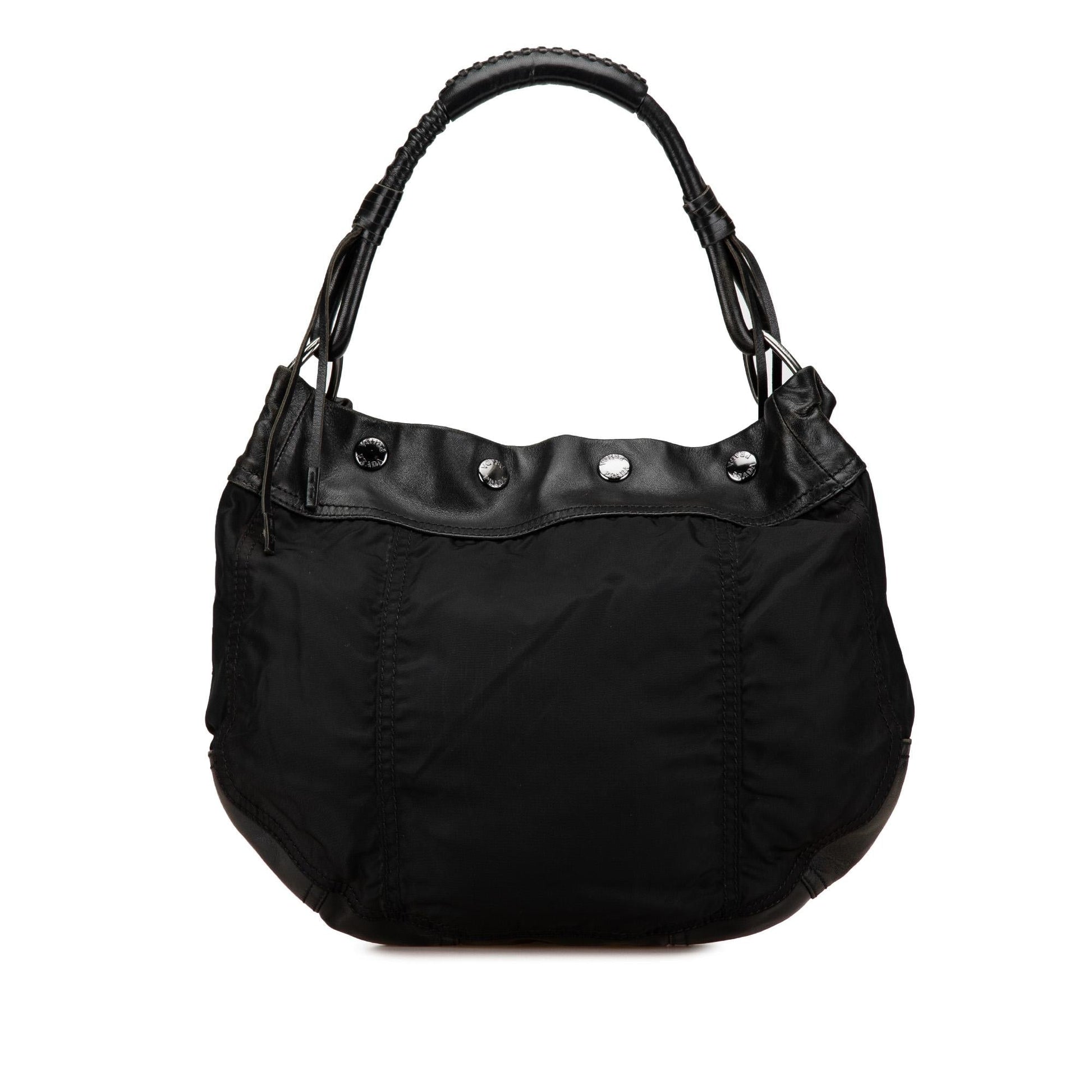 Prada Tessuto Hobo Shoulder Bag