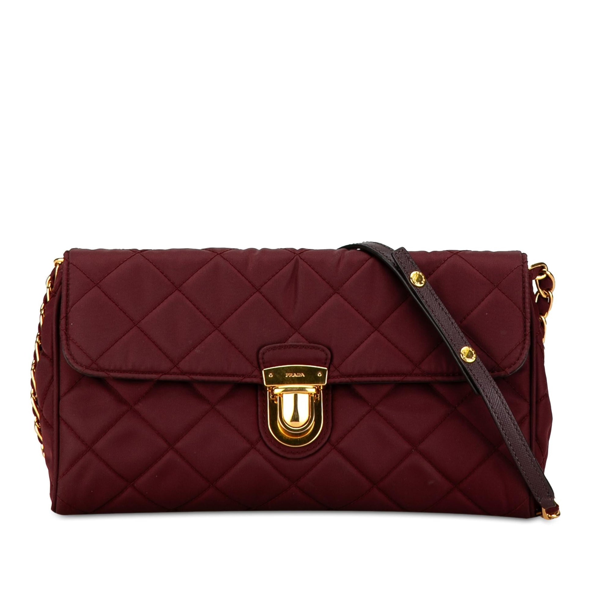 Prada Tessuto Impuntu Crossbody Shg Elbkrq Crossbody Bag