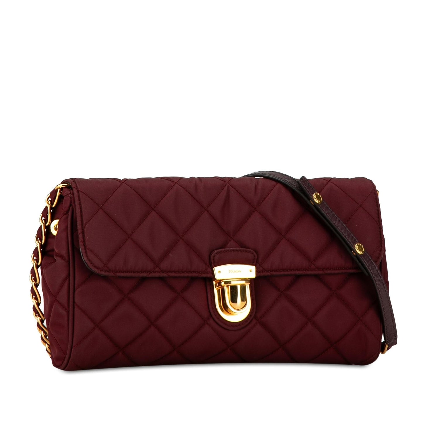 Prada Tessuto Impuntu Crossbody Shg Elbkrq Crossbody Bag