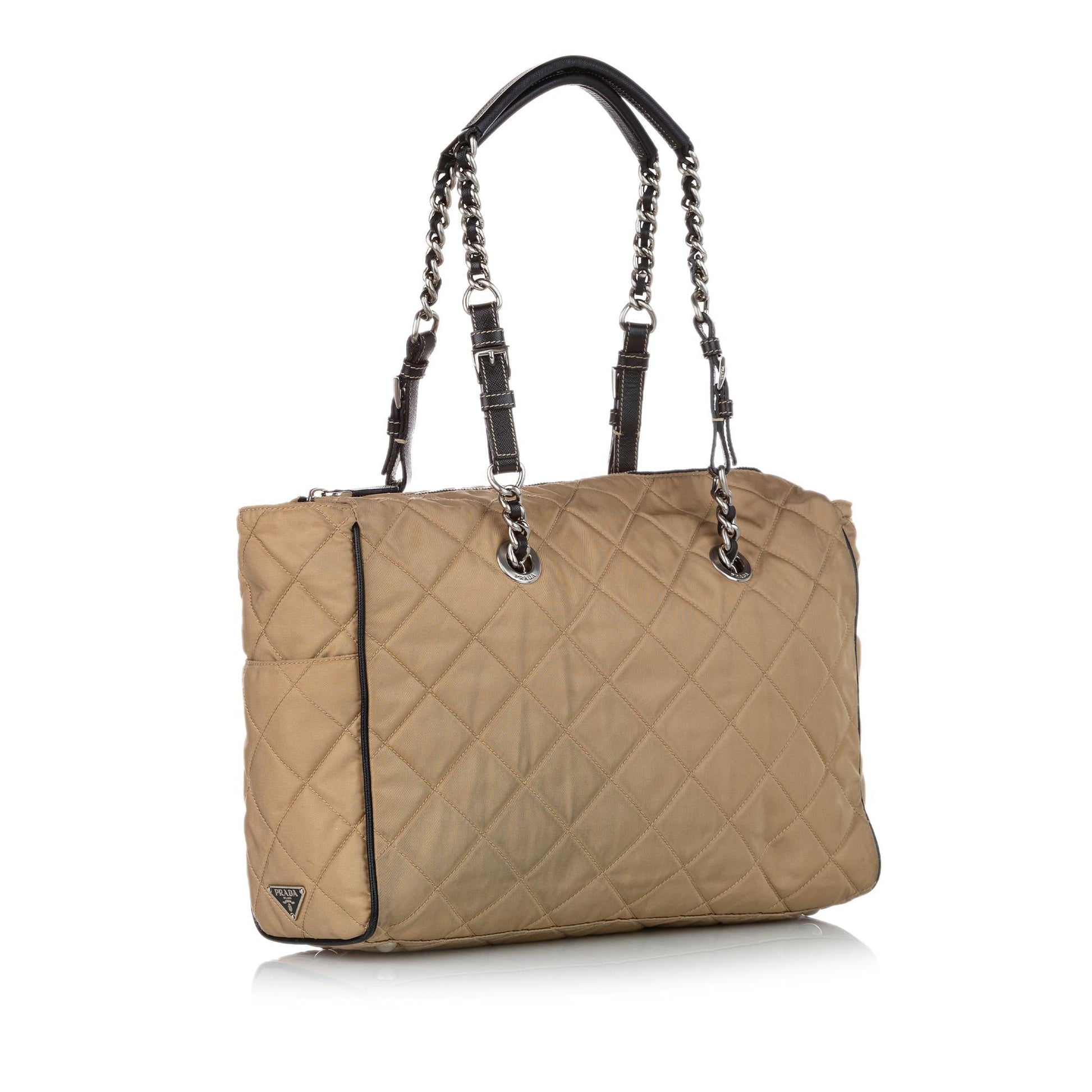 Prada Tessuto Impuntu Tote Bag Shg