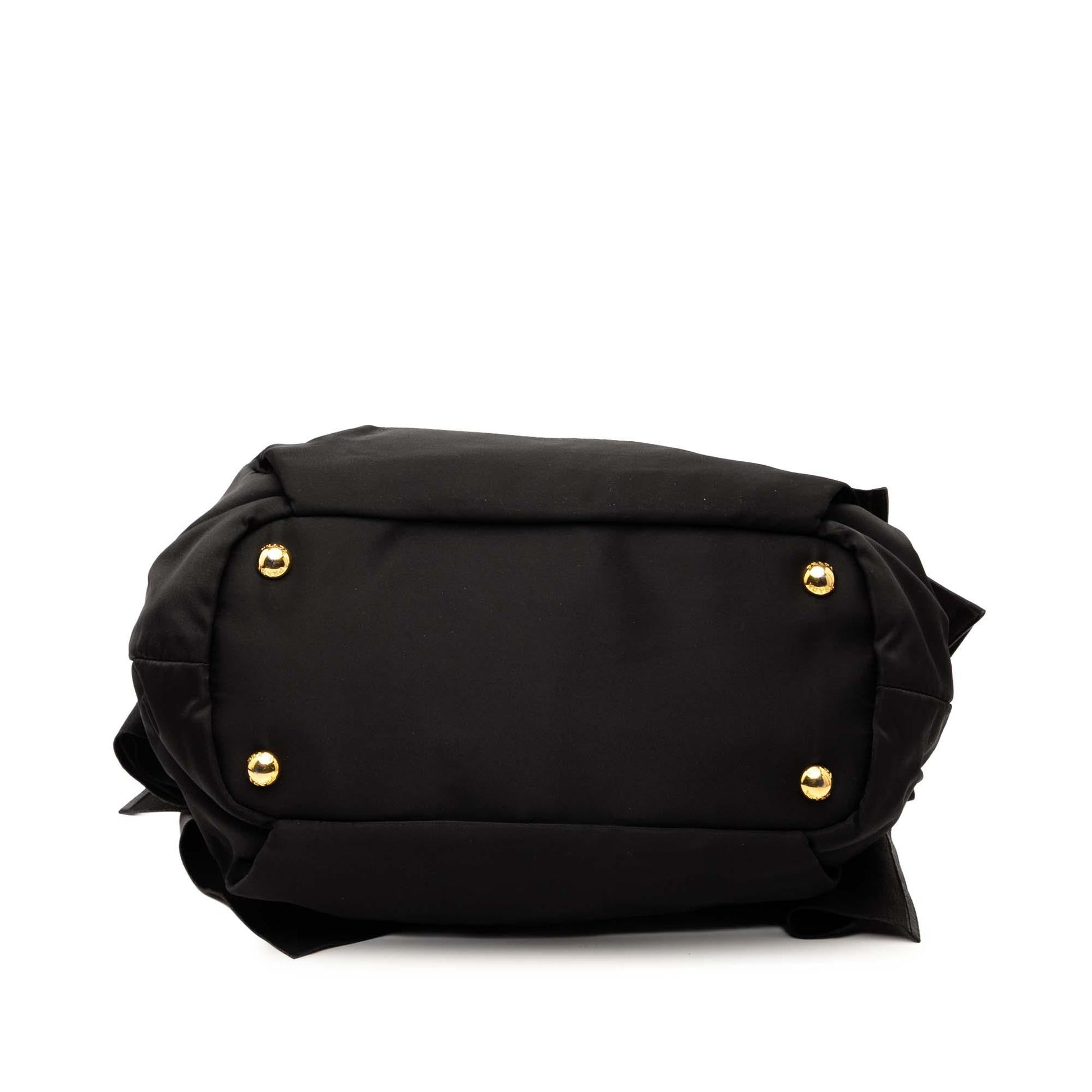 Prada Tessuto Bow Satchel Logo Satchel Bag Bow Satchel 1