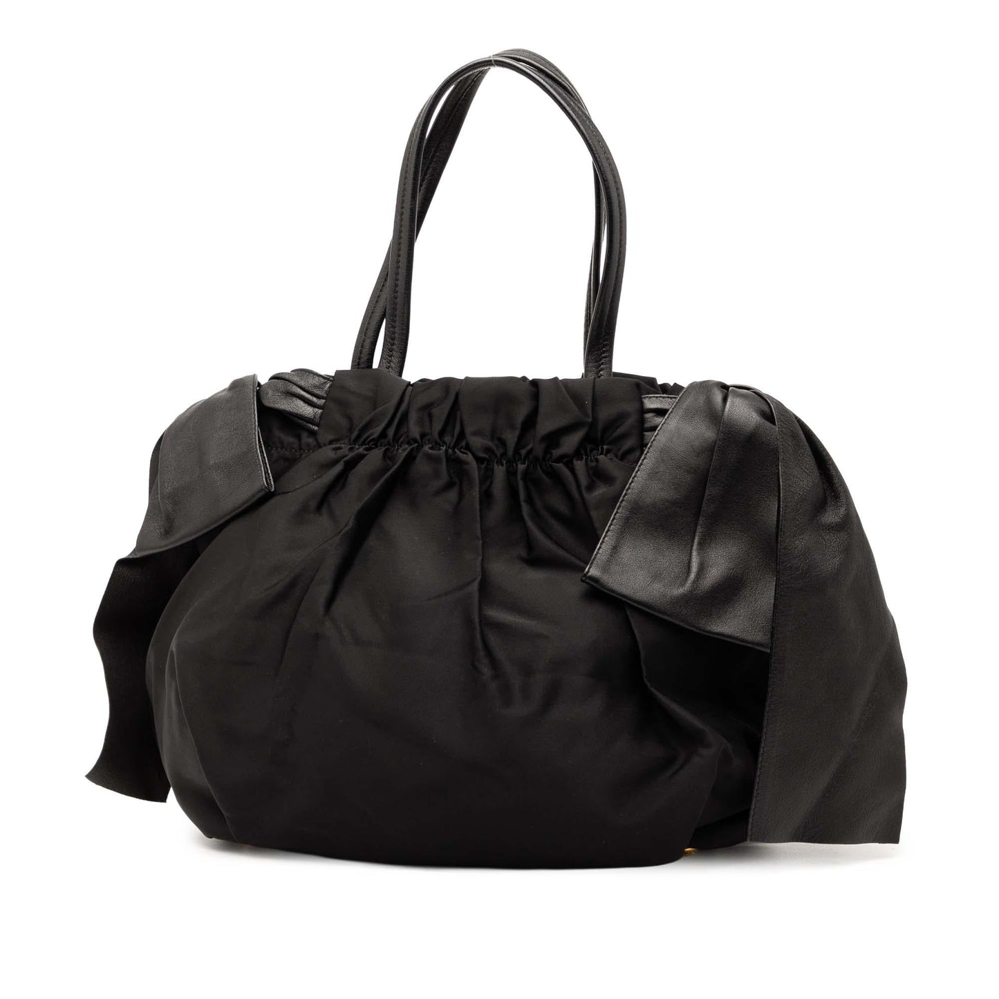 Prada Tessuto Bow Satchel Logo Satchel Bag Bow Satchel 1