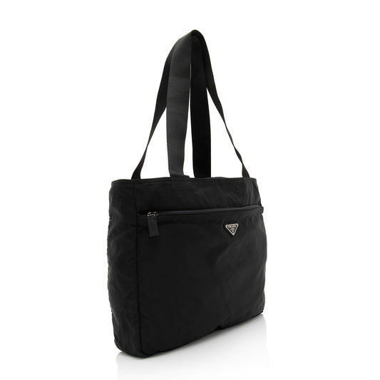 Prada Tessuto Top Tote Shf Dpvtfu Medium Zip Tote Bag