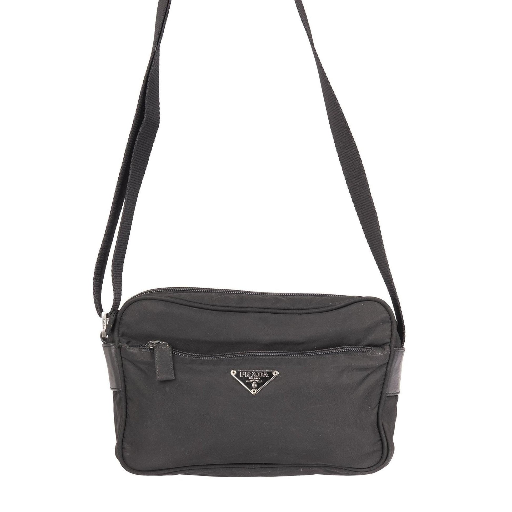 Prada Tessuto Camera Bag Nylon Travel Bag