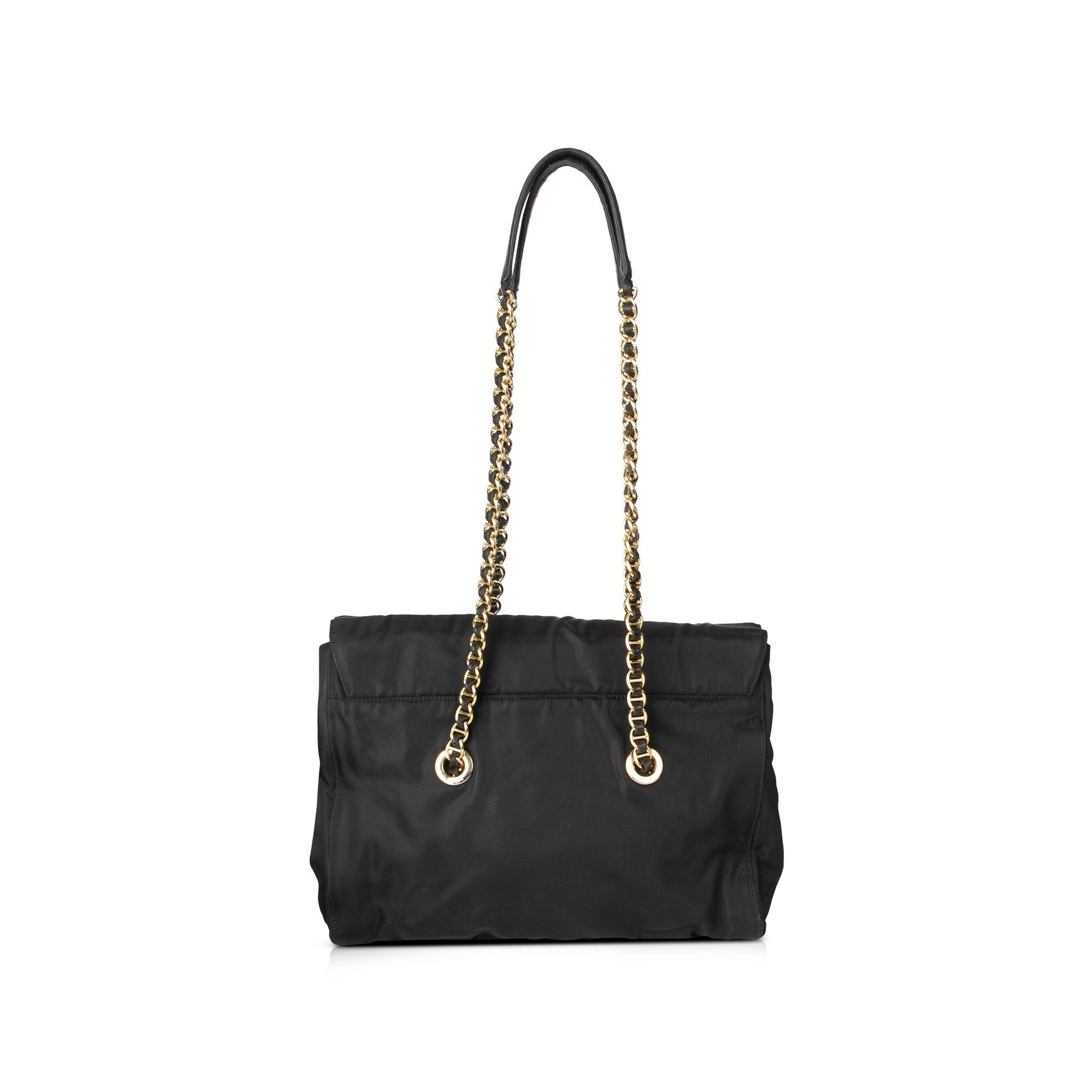 Prada Tessuto Shoulder Bag Nylon Flap