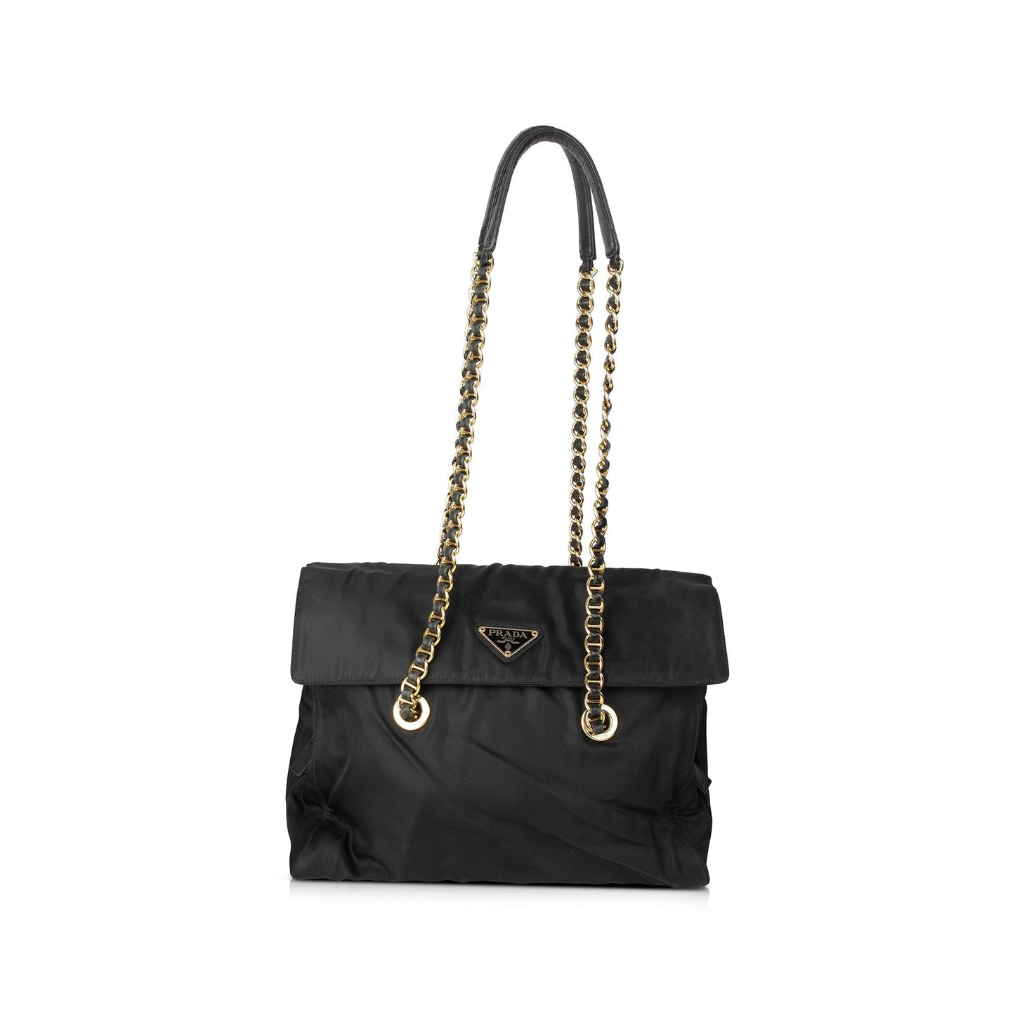 Prada Tessuto Shoulder Bag Nylon Flap