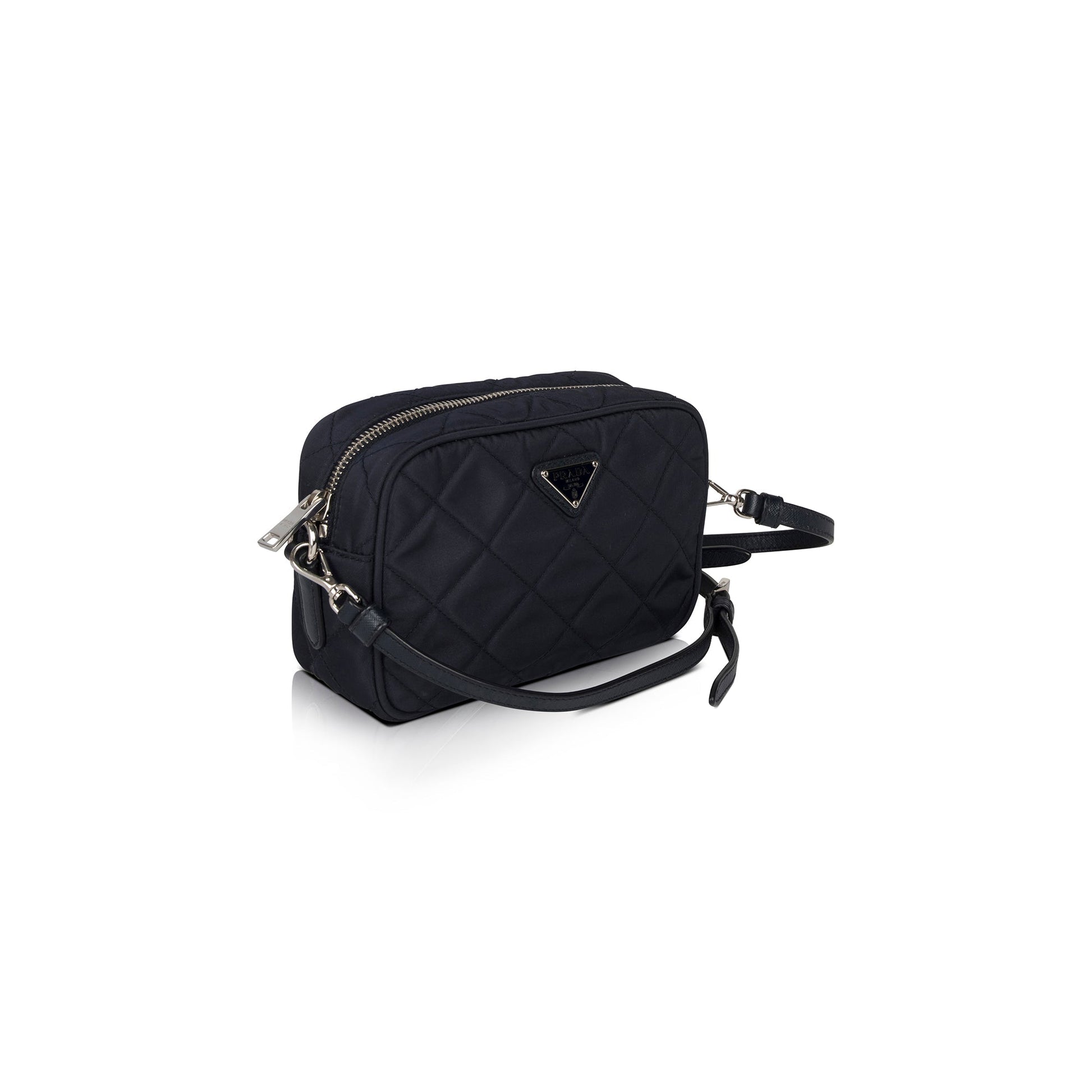 Prada Tessuto Impuntu Crossbody Bag Nylon Quilted