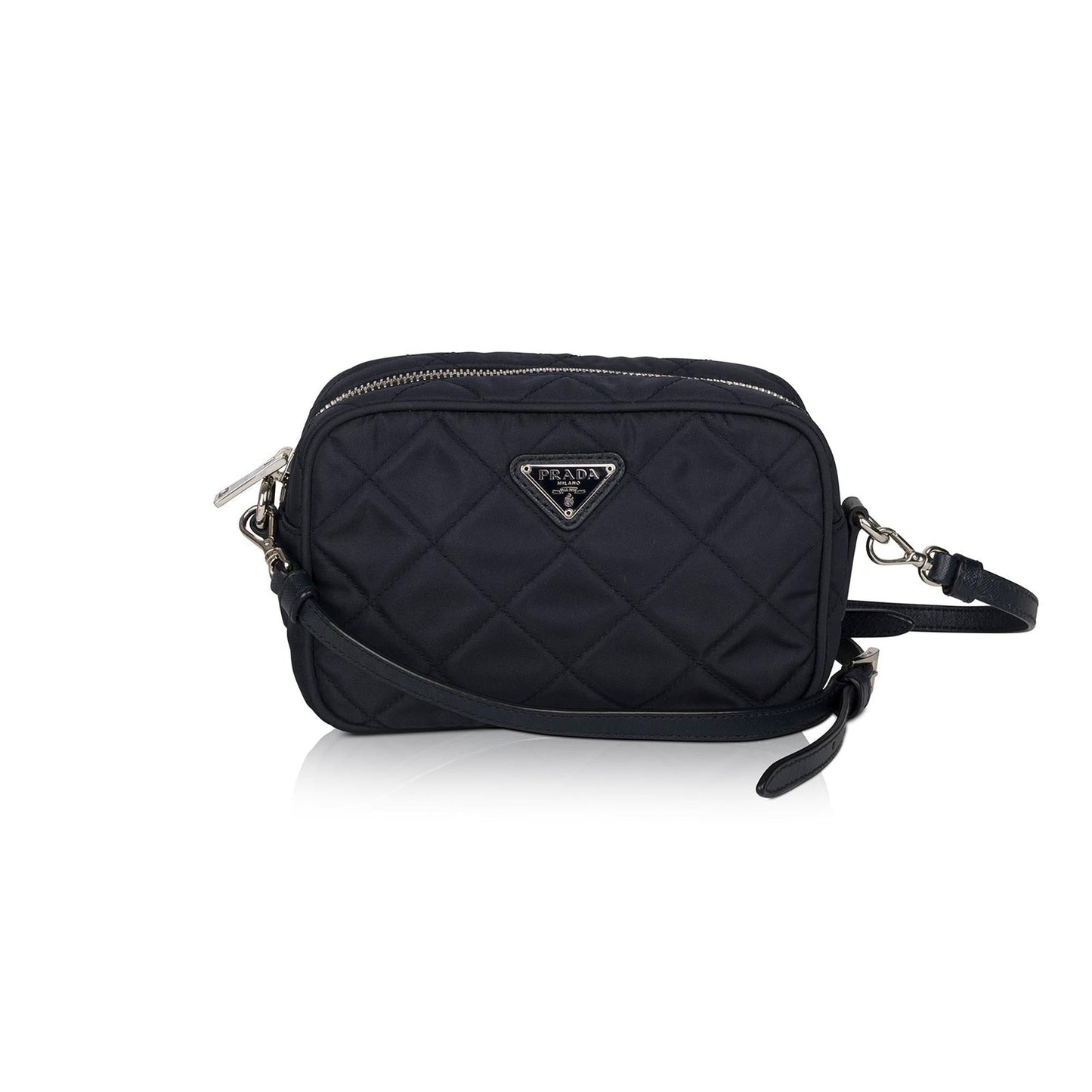 Prada Tessuto Impuntu Crossbody Bag Nylon Quilted