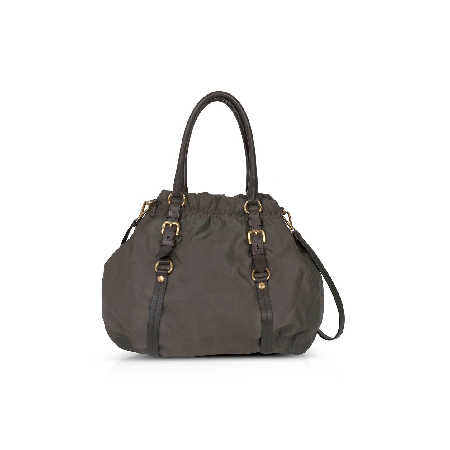 Prada Tessuto Tote Handbag Nylon Logo Tote Bag