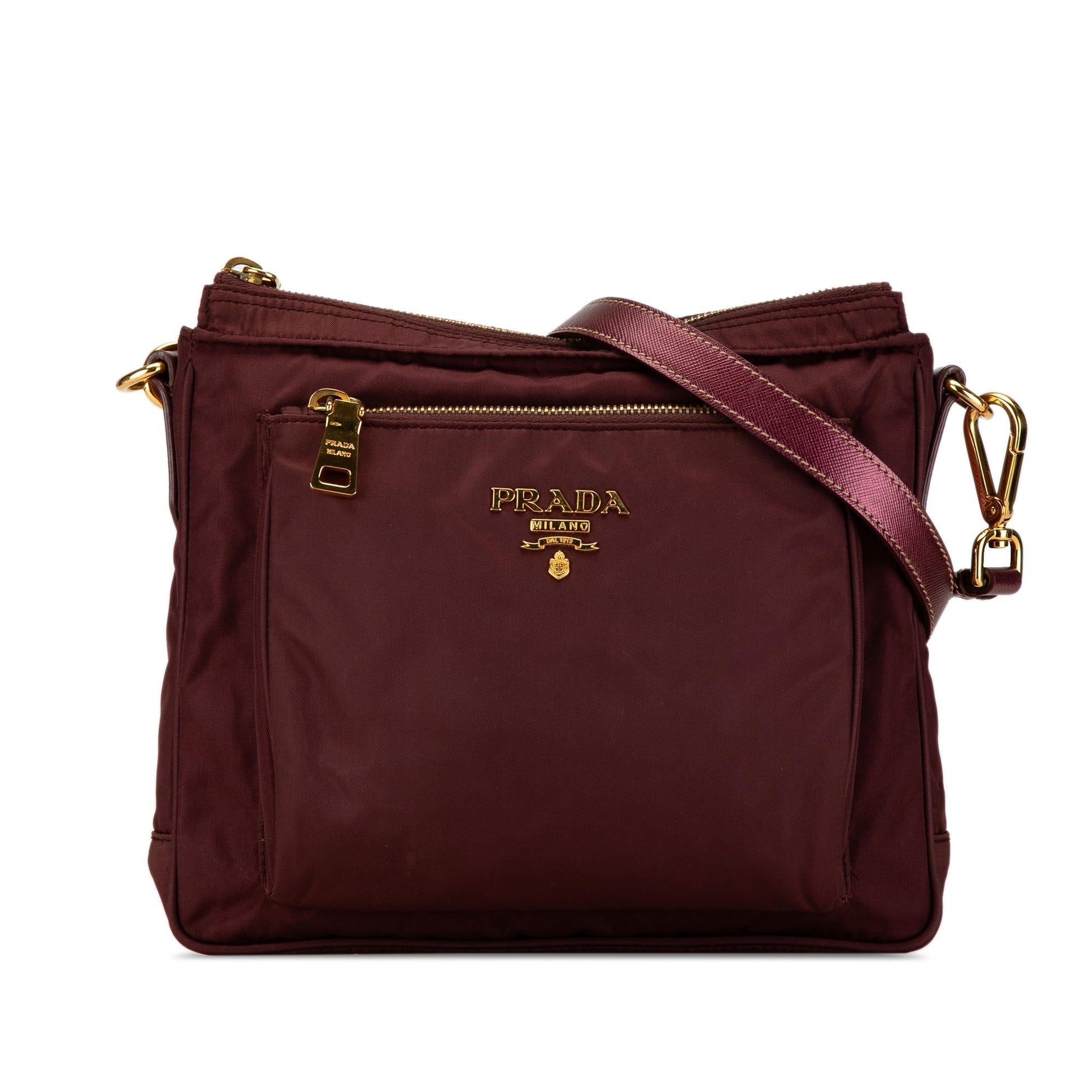 Prada Tessuto Pocket Crossbody Shg K37Wdl Crossbody Bag