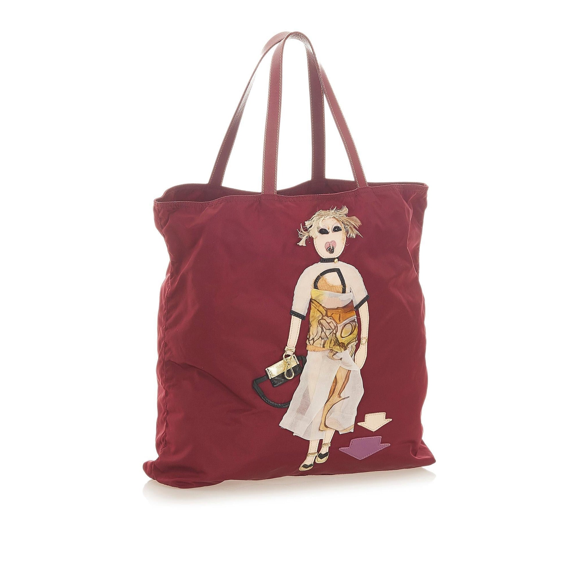 Prada Tessuto Robot Tote Bag