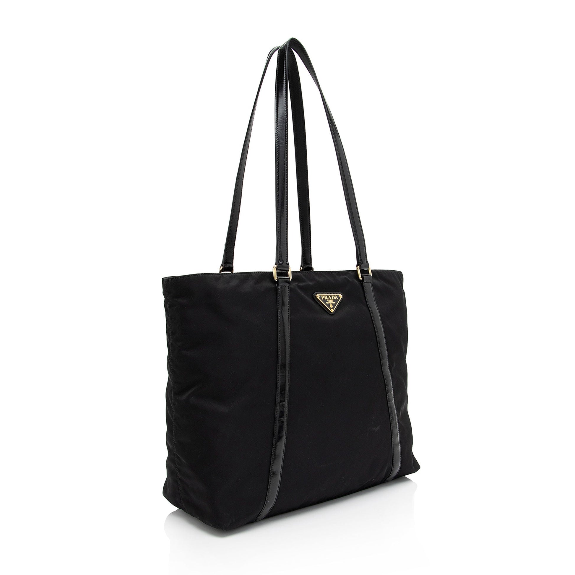 Prada Tessuto Spazzolato Tote Shf Tote Bag
