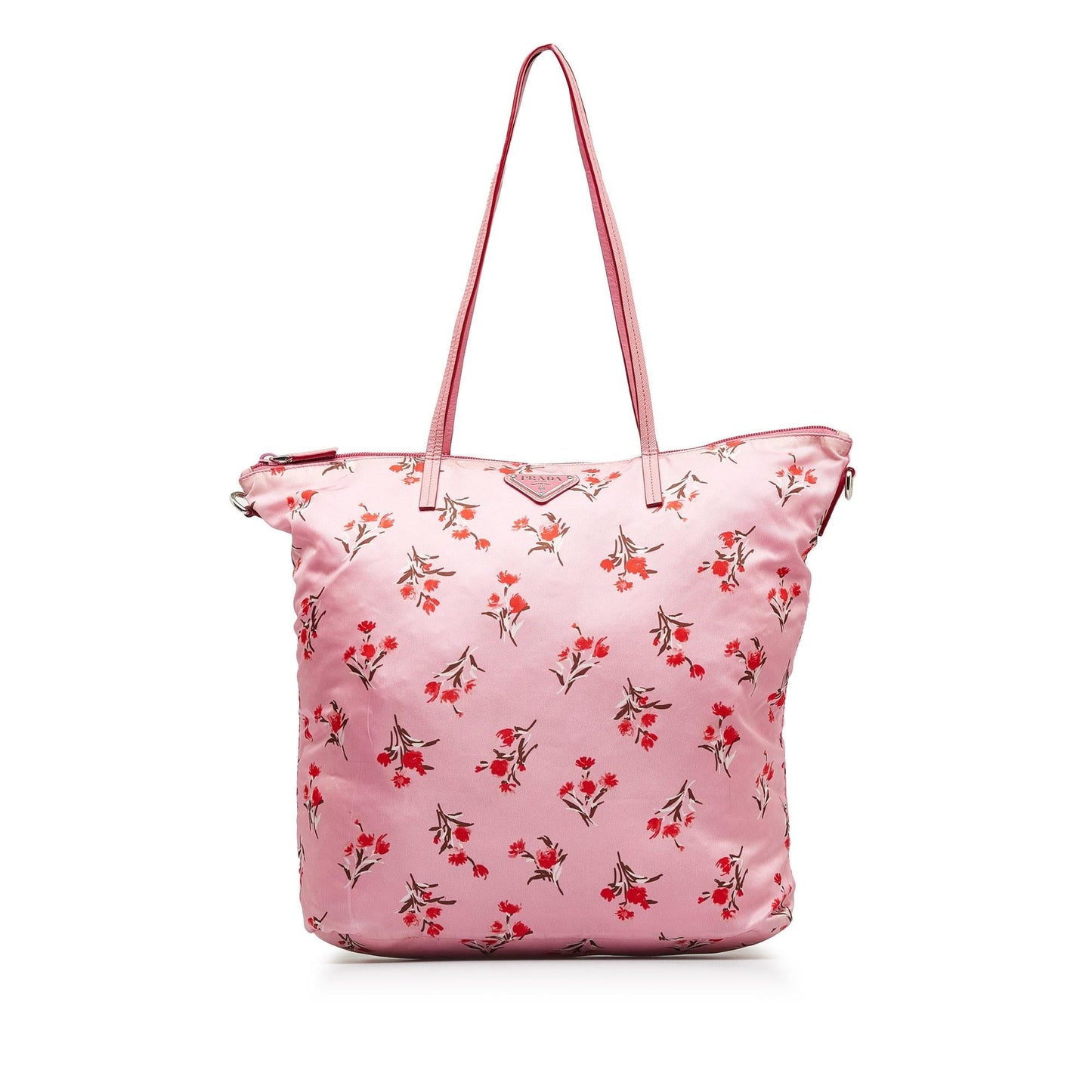 Prada Tessuto Stampato Floral Tote Bag Shg Uzoenp