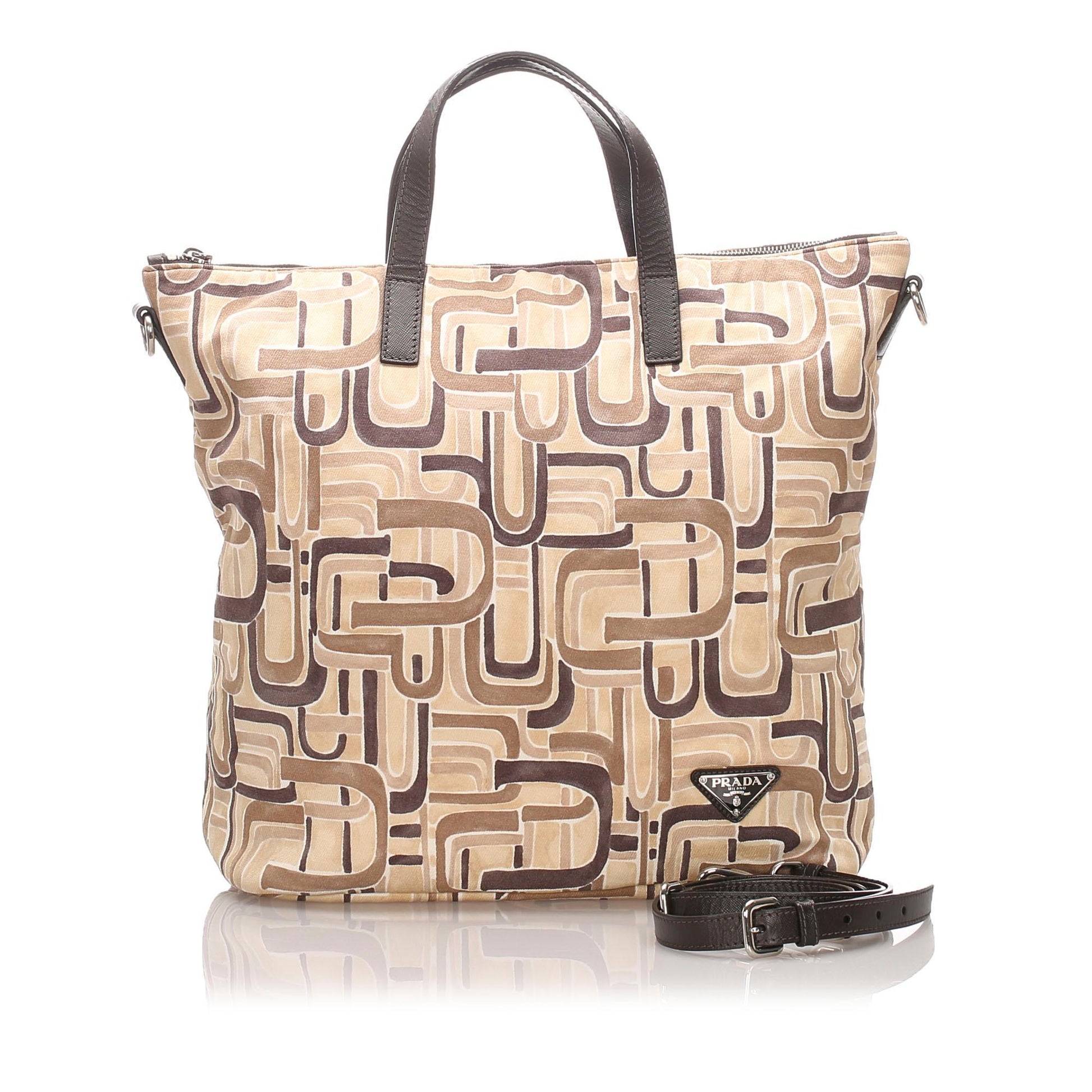Prada Tessuto Stampato Tote Tote Bag Tote Shg 17278