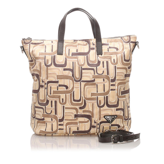 Prada Tessuto Stampato Tote Tote Bag Tote Shg 17278