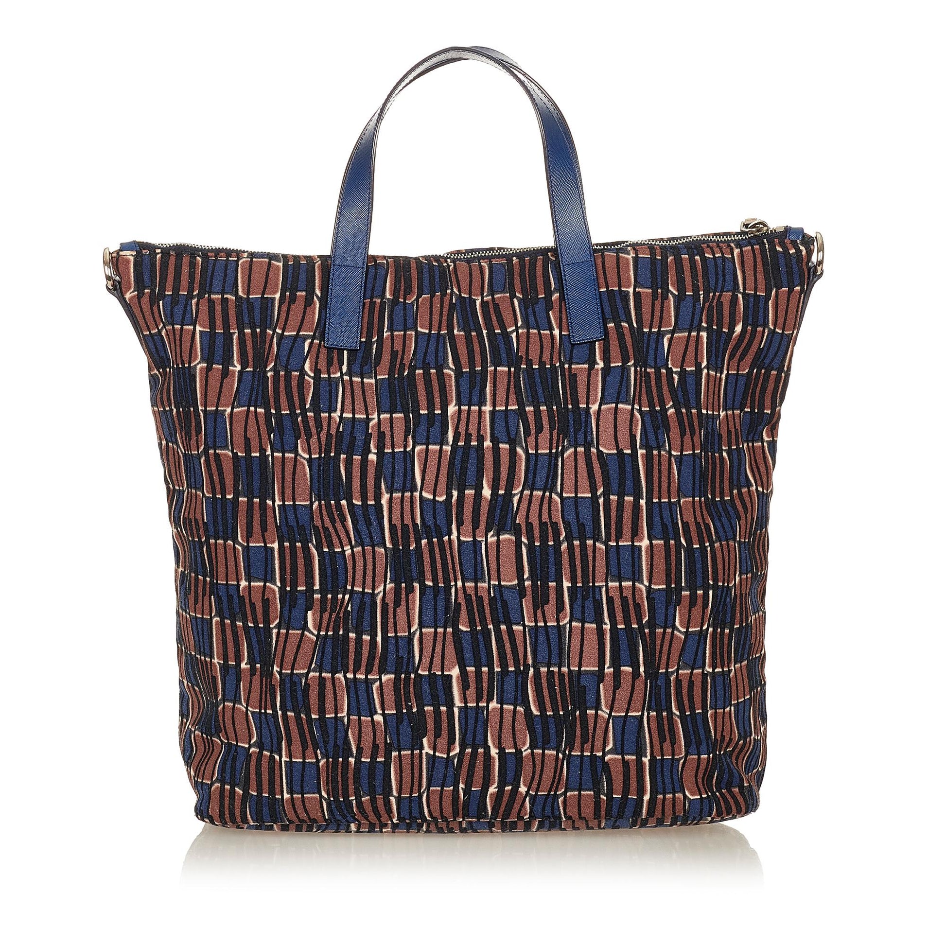 Prada Tessuto Stampato Tote Bag Shg