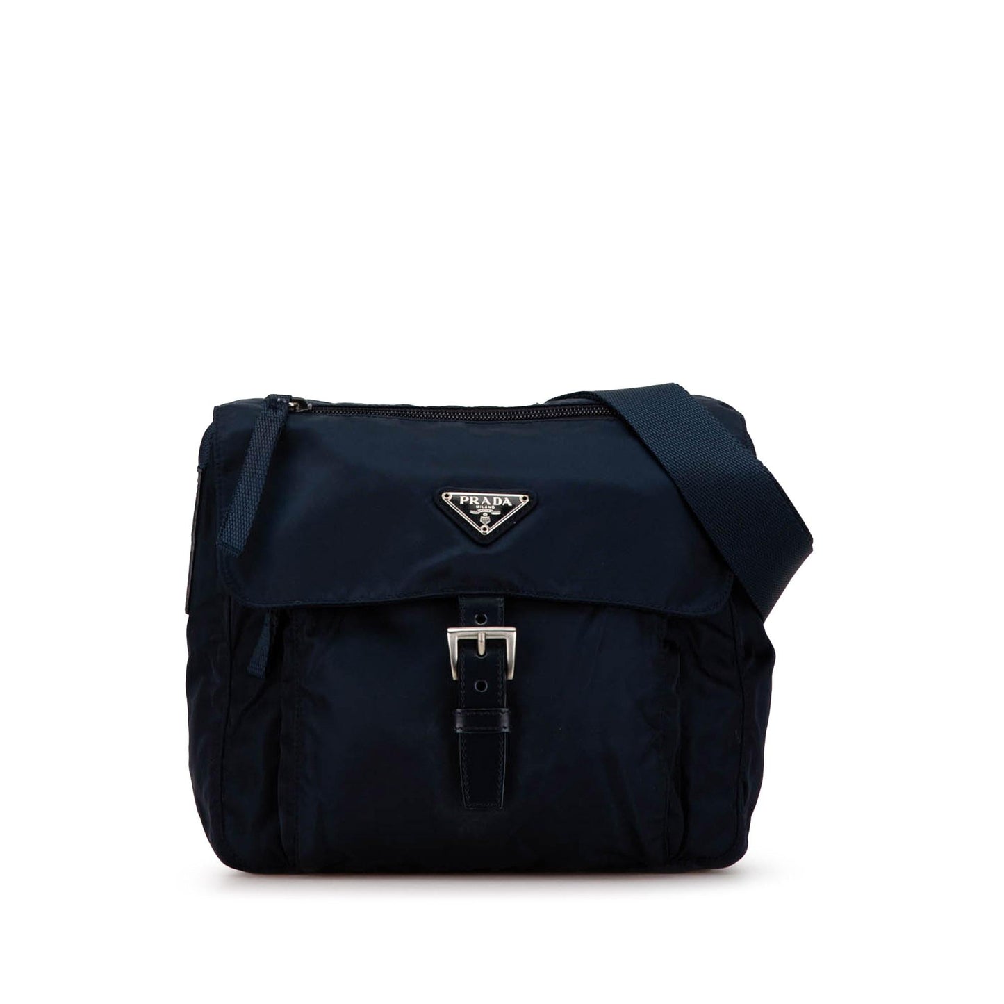 Prada Tessuto Buckle Messenger Bag Shg Yzdocp Zip Crossbody Bag