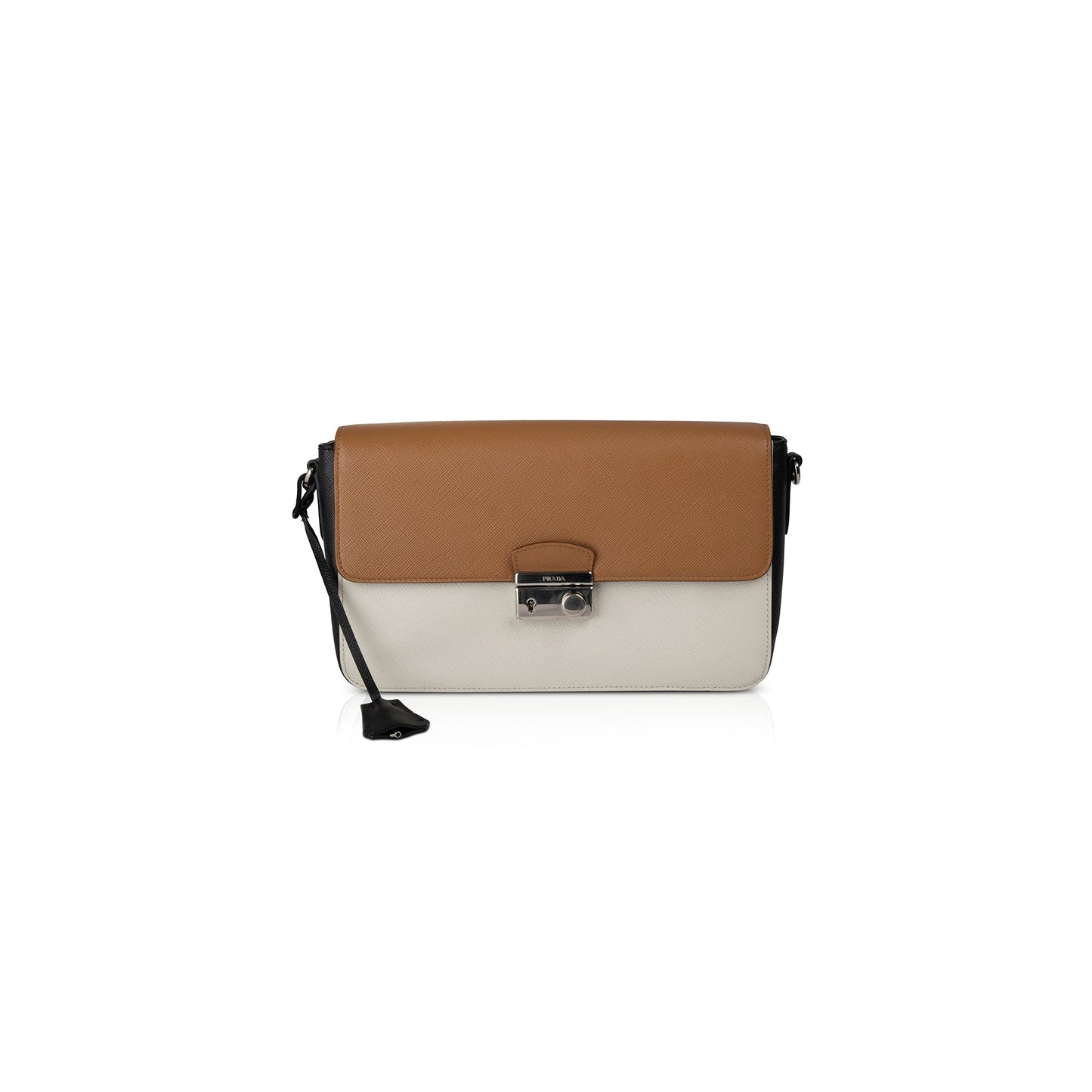 Prada Tricolour Saffiano Lux Sound Crossbody Bag