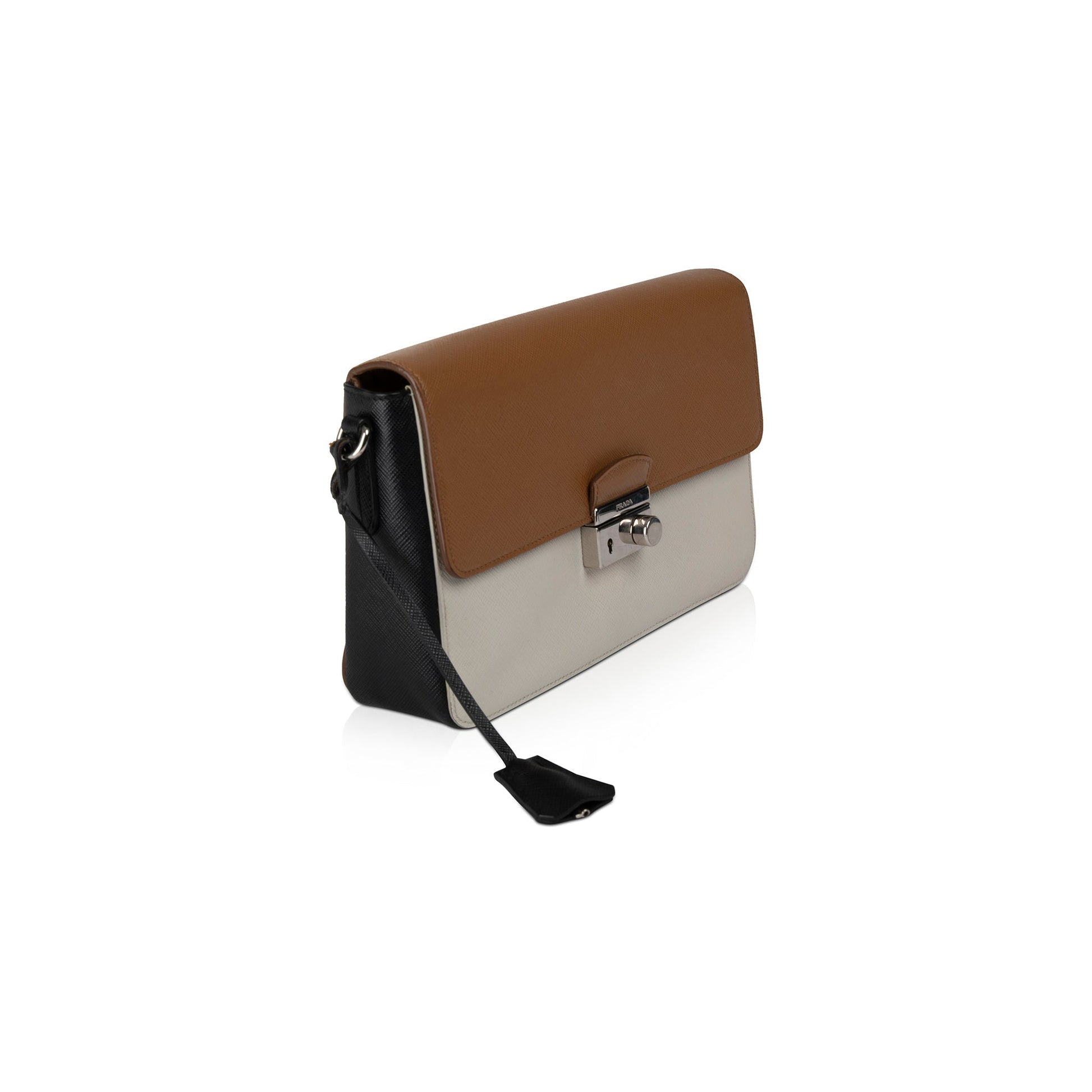 Prada Tricolour Saffiano Lux Sound Crossbody Bag