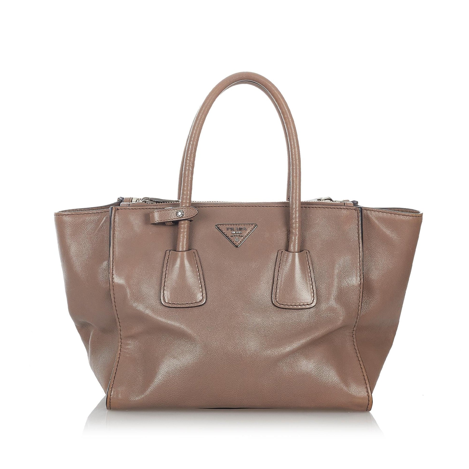 Prada Twin Pocket Satchel Shg Leather Satchel Bag Satchel Shg 27028
