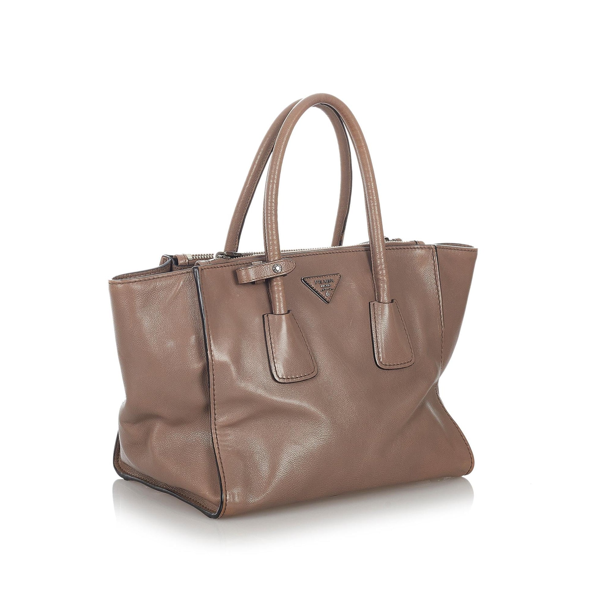Prada Twin Pocket Satchel Shg Leather Satchel Bag Satchel Shg 27028