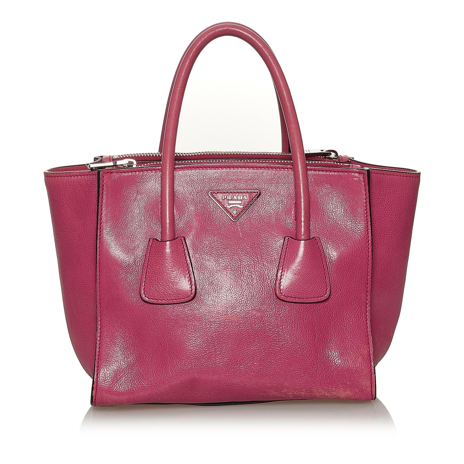 Prada Twin Pocket Satchel Shg Leather Satchel Bag Satchel Shg 28484