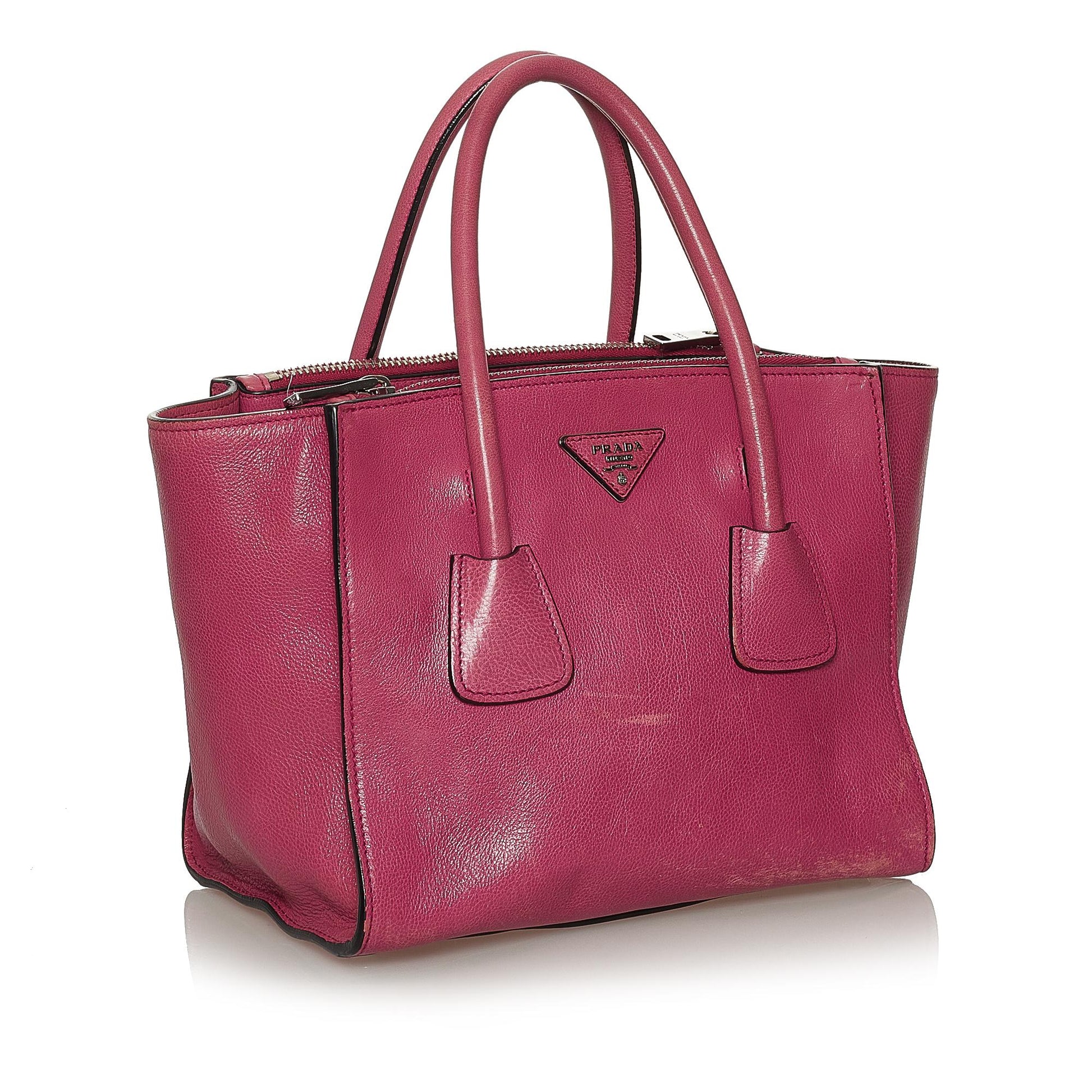 Prada Twin Pocket Satchel Shg Leather Satchel Bag Satchel Shg 28484