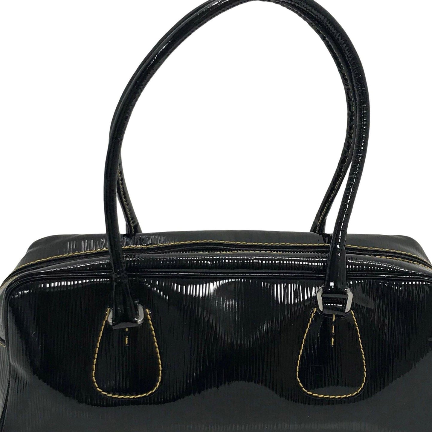 Prada Vernice Old Bowler Bag Travel Bag