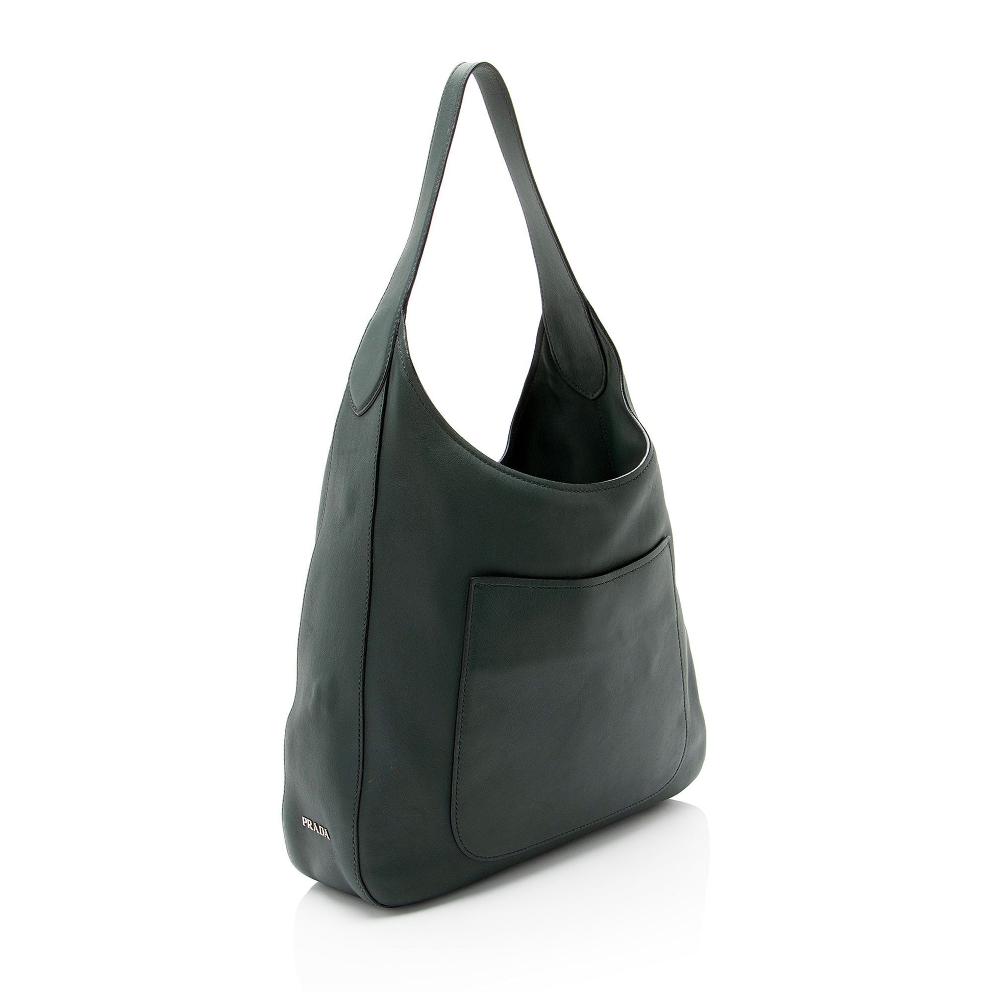 Prada Corsica Pocket Hobo Vitello Shoulder Bag