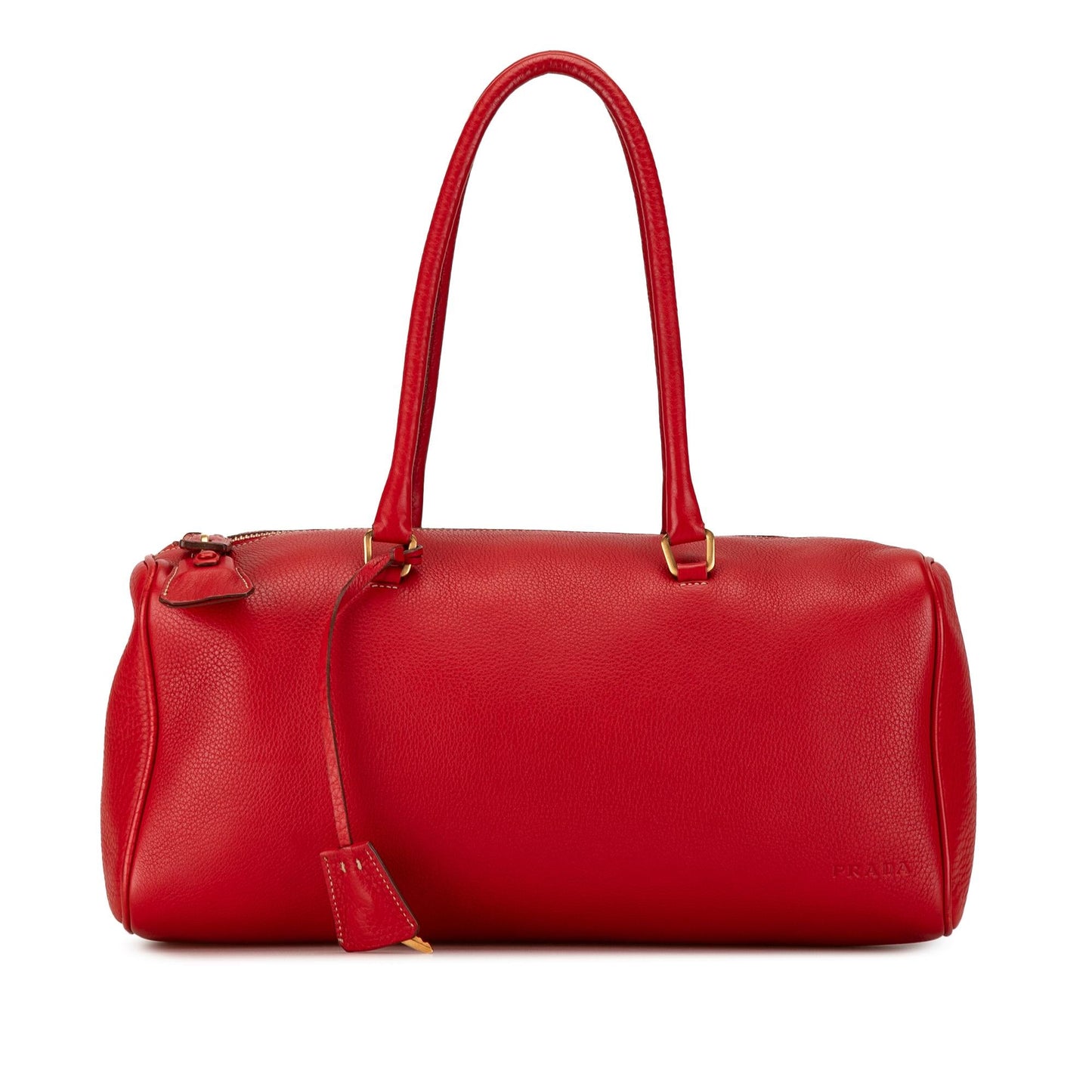Prada Daino Boston Bag Shg Mj3Ajx Vitello Satchel Bag