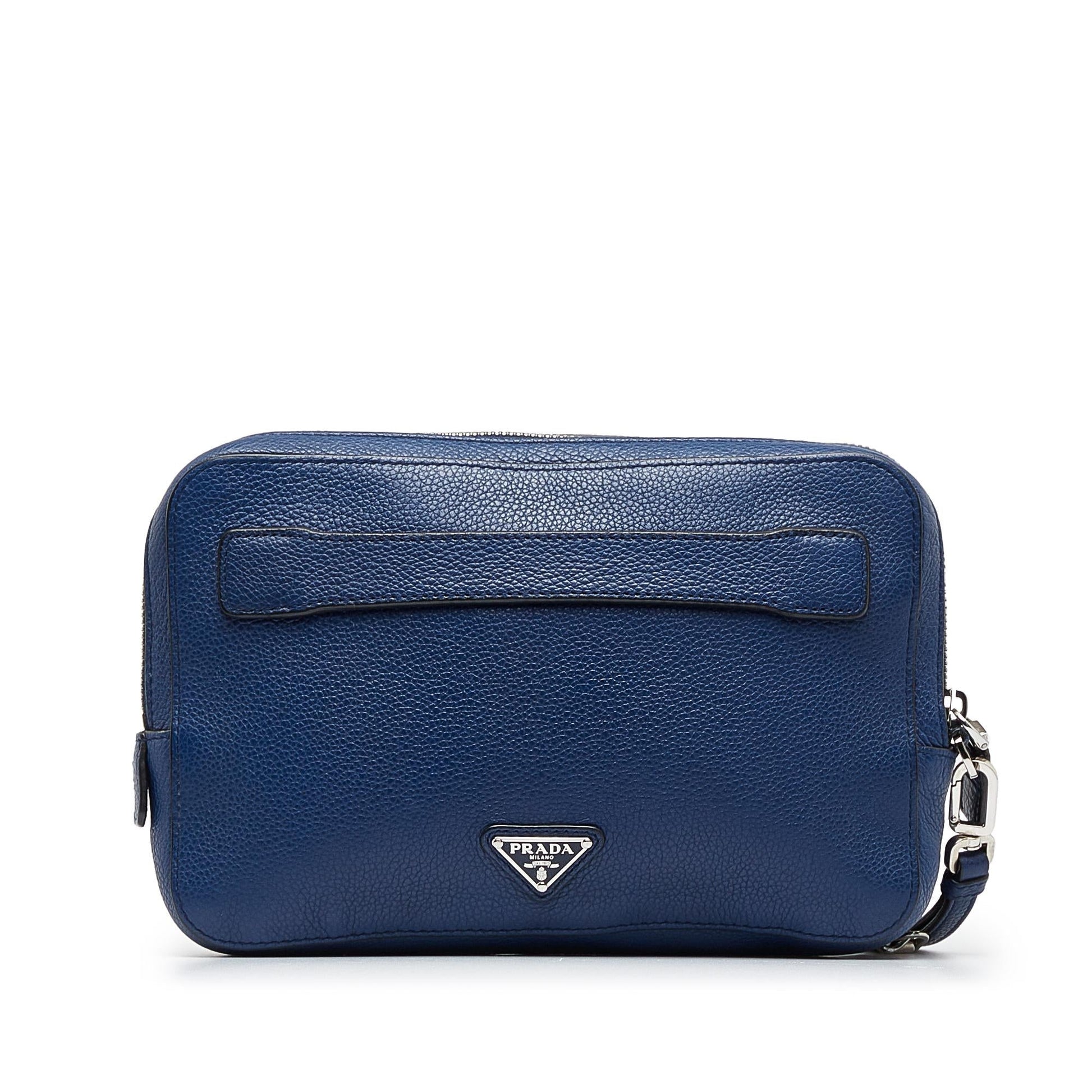 Prada Daino Clutch Bag Shg Zebmco Vitello