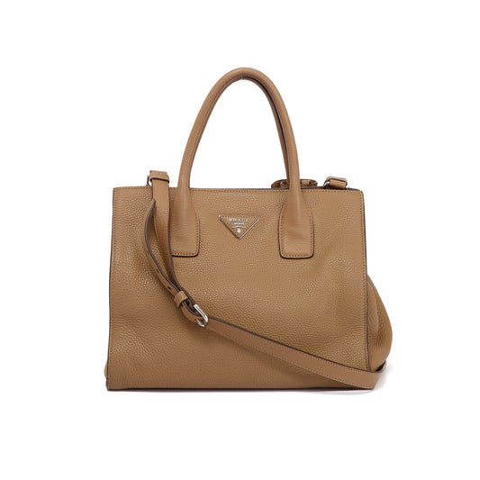 Prada Vitello Daino Convertible Tote Handbag Tote Bag