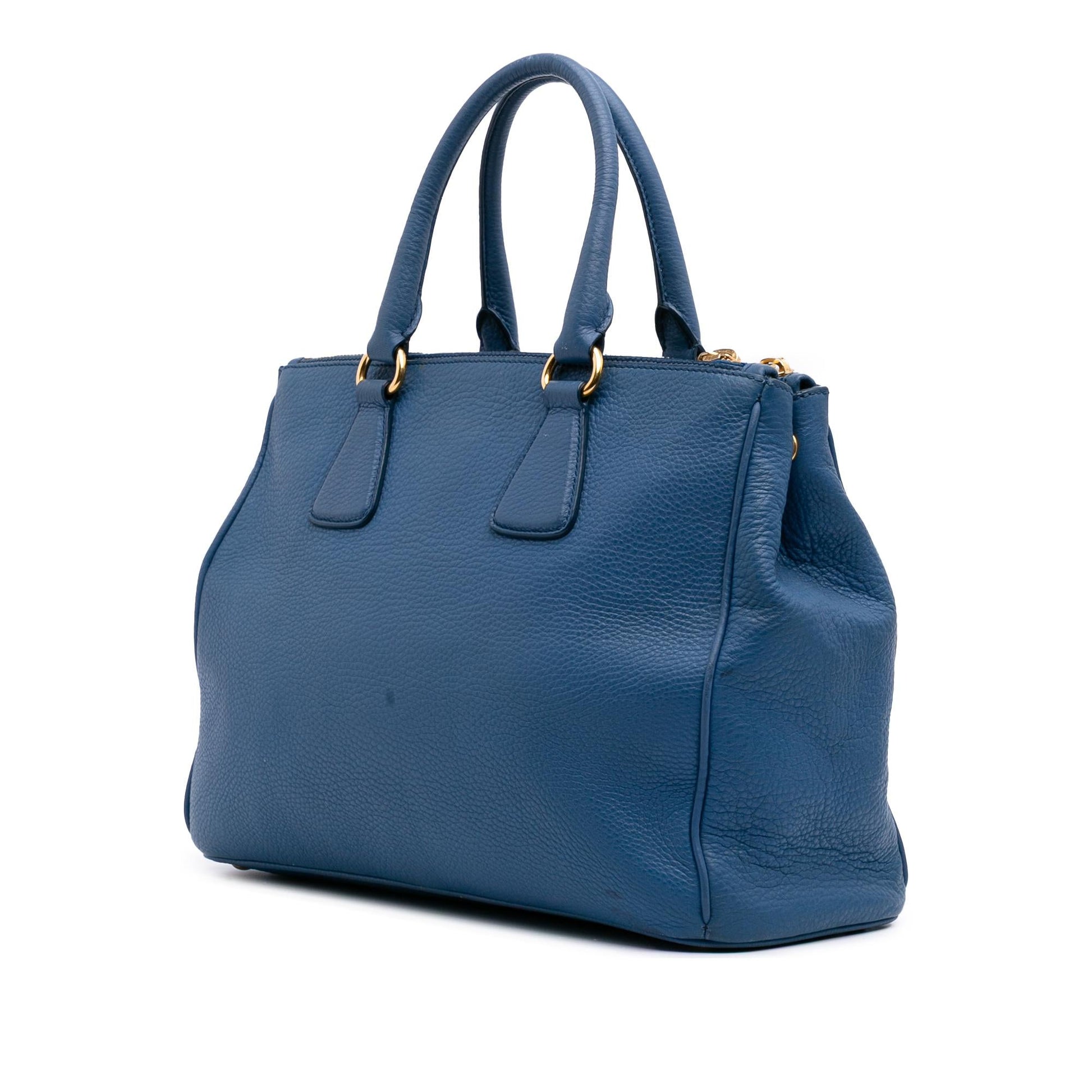Prada Daino Double Convertible Tote Vitello Zip Tote Bag Convertible Tote 1