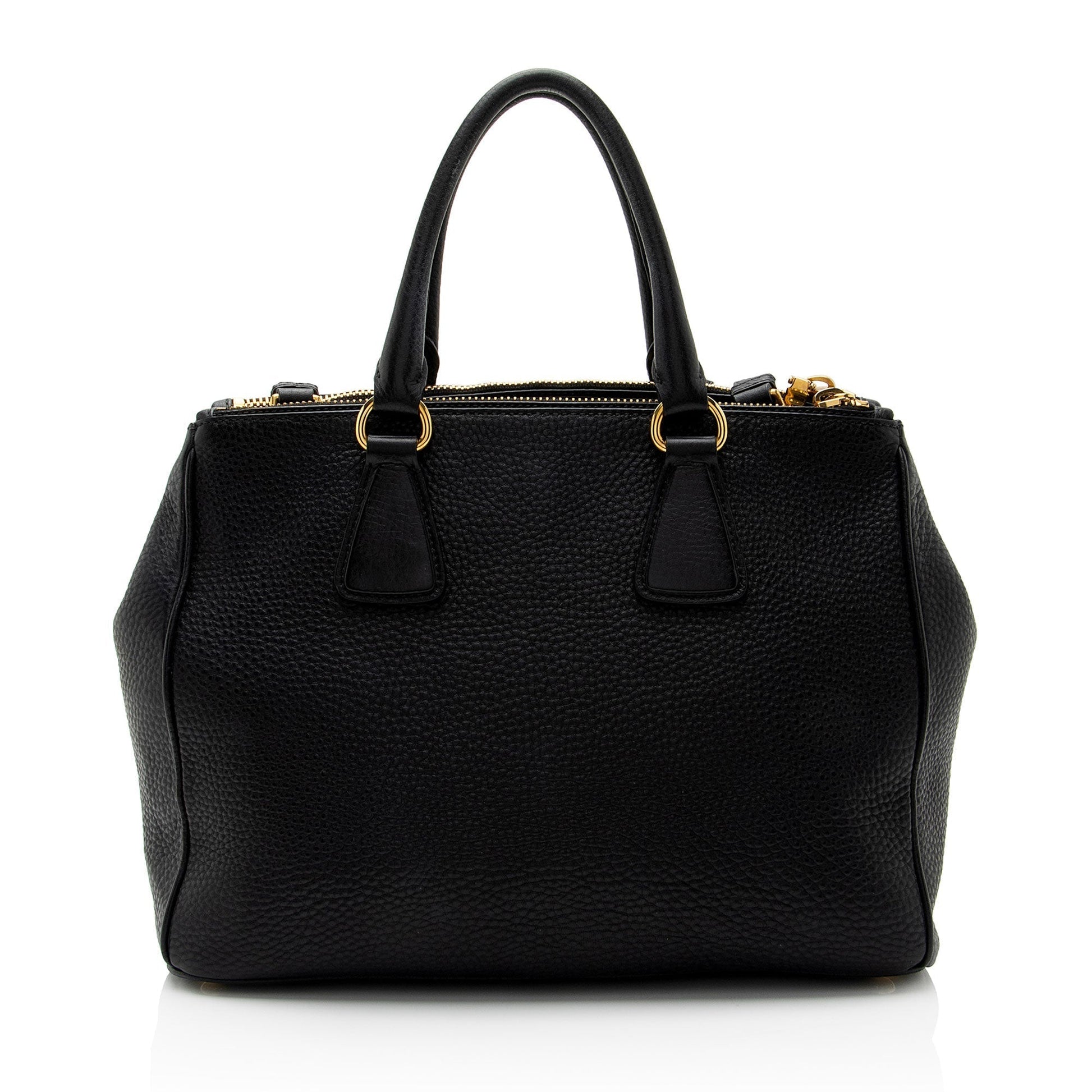Prada Daino Double Tote Shf Ve4Tnw Vitello Medium Zip Tote Bag
