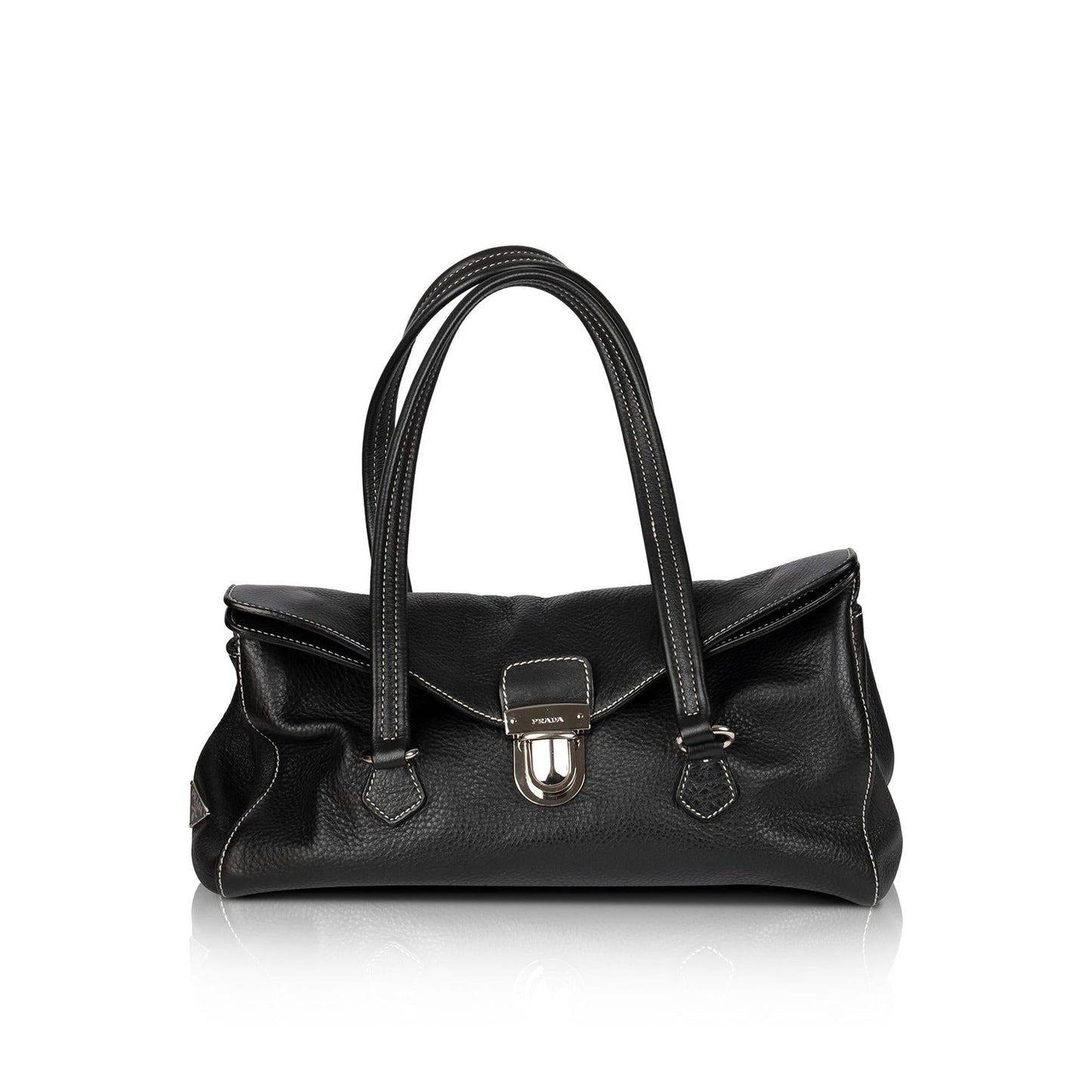 Prada Vitello Daino Easy Shoulder Bag(Fake Bag)