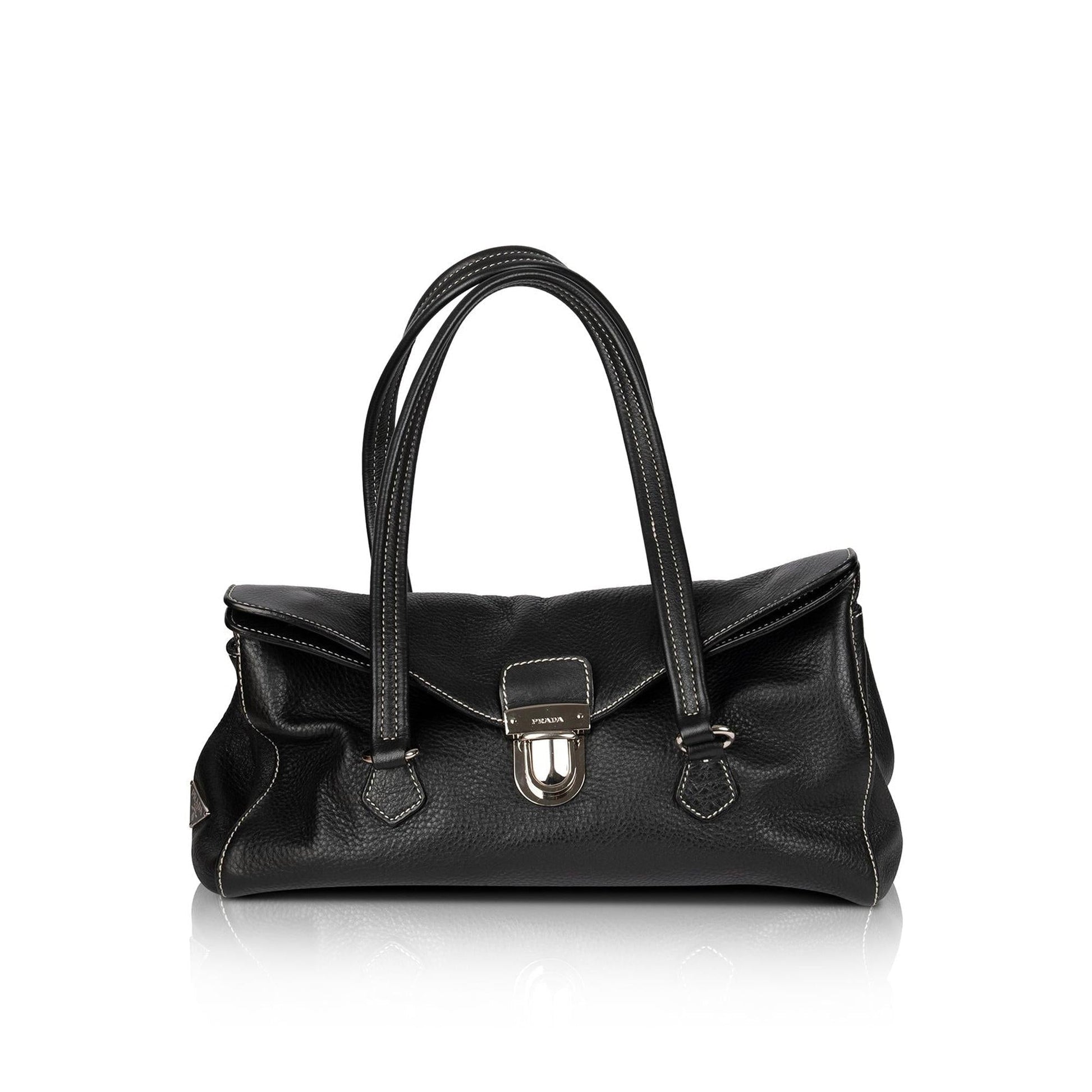 Prada Vitello Daino Easy Shoulder Bag(Fake Bag)
