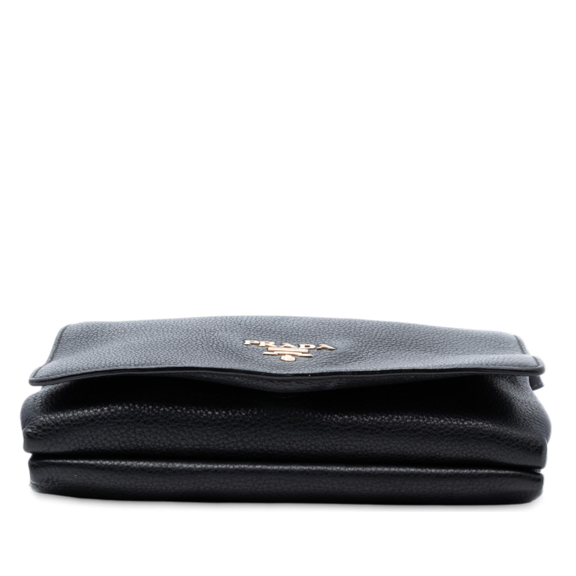 Prada Daino Crossbody Vitello Flap Crossbody Bag Flap Crossbody 5